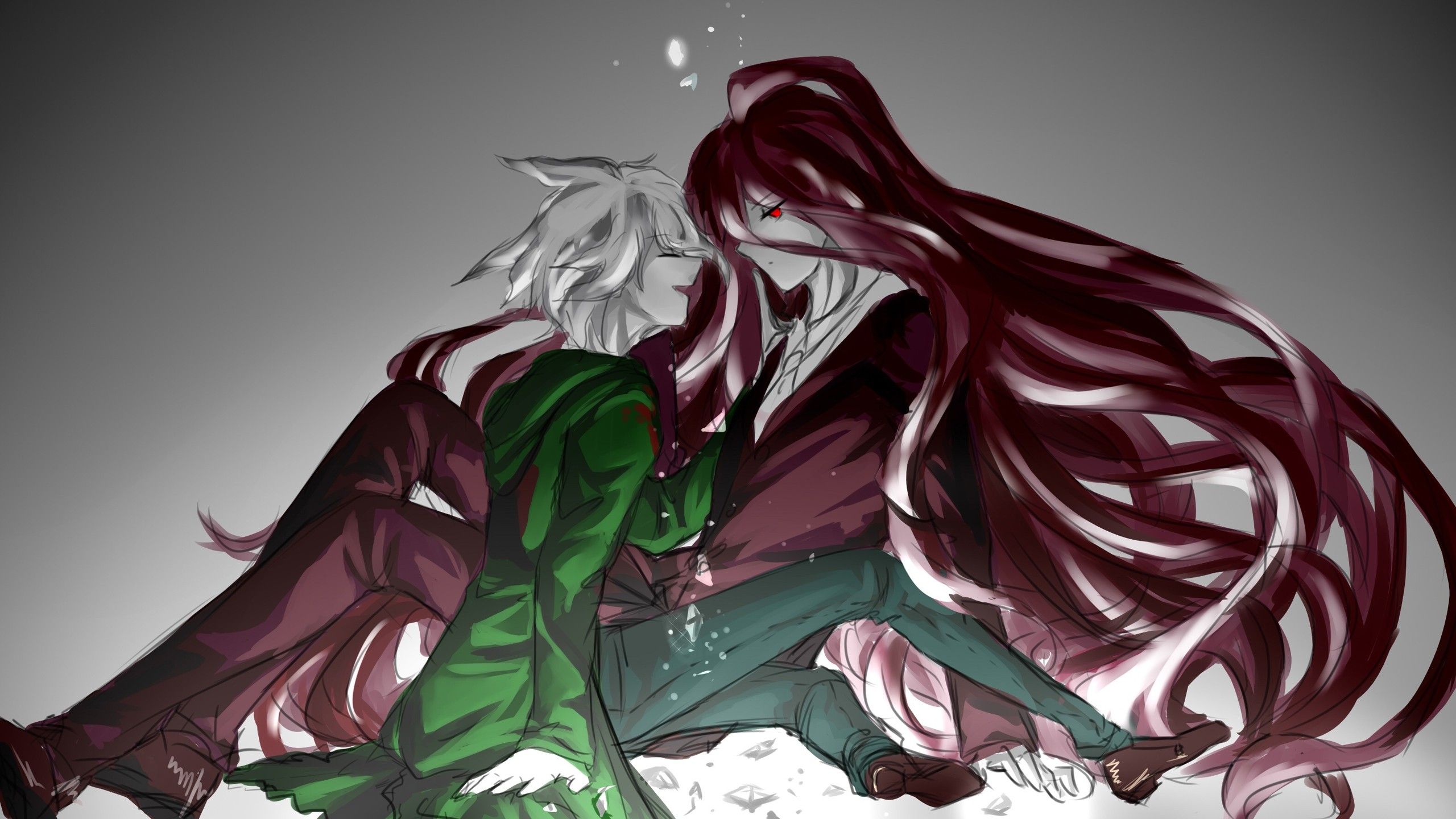 Izuru Kamukura Nagito Komaeda .hdwallpaper.in