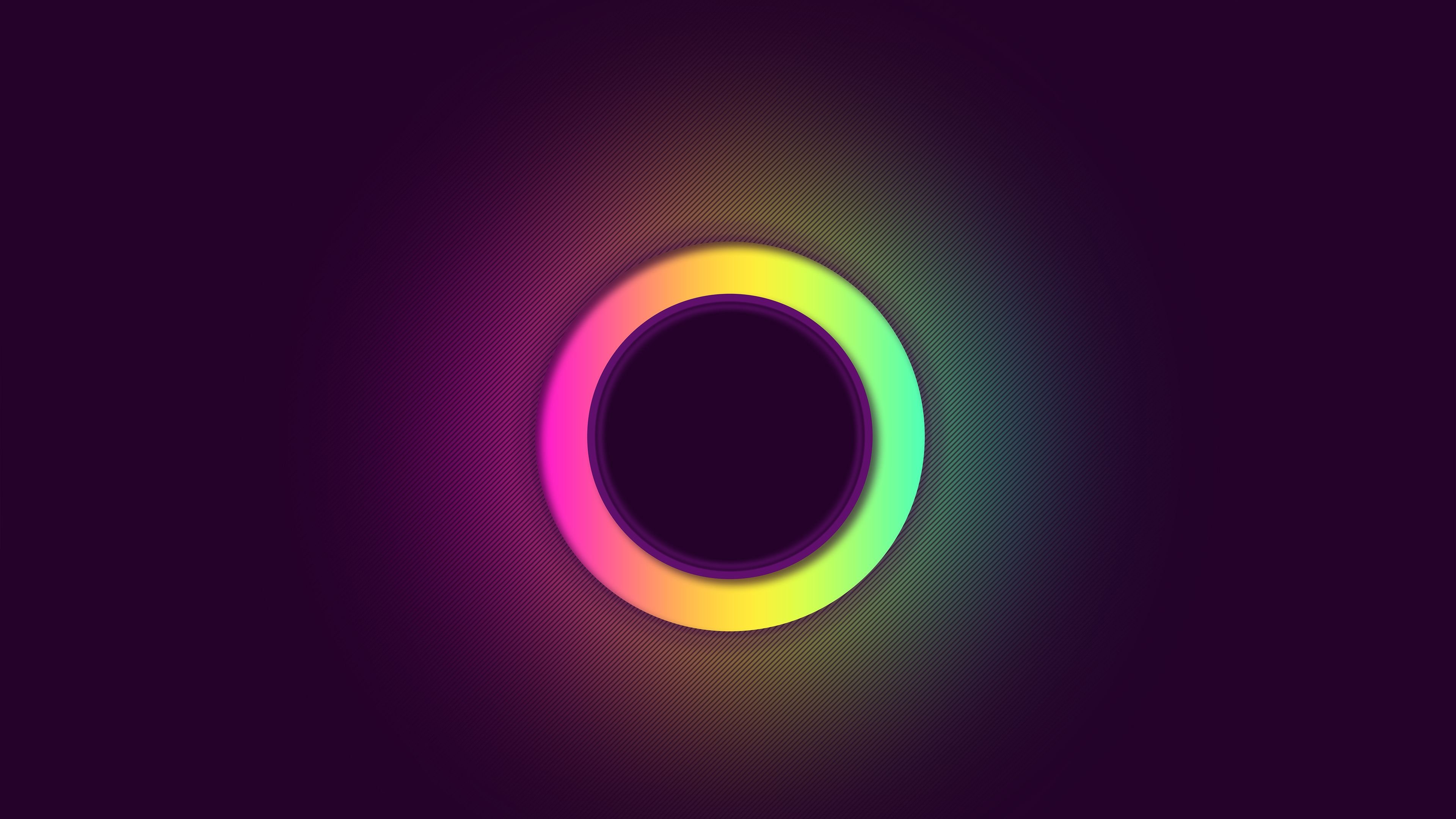 Glowing Circle Abstract 4k, HD Abstract, 4k Wallpaper, Image, Background, Photo and Picture