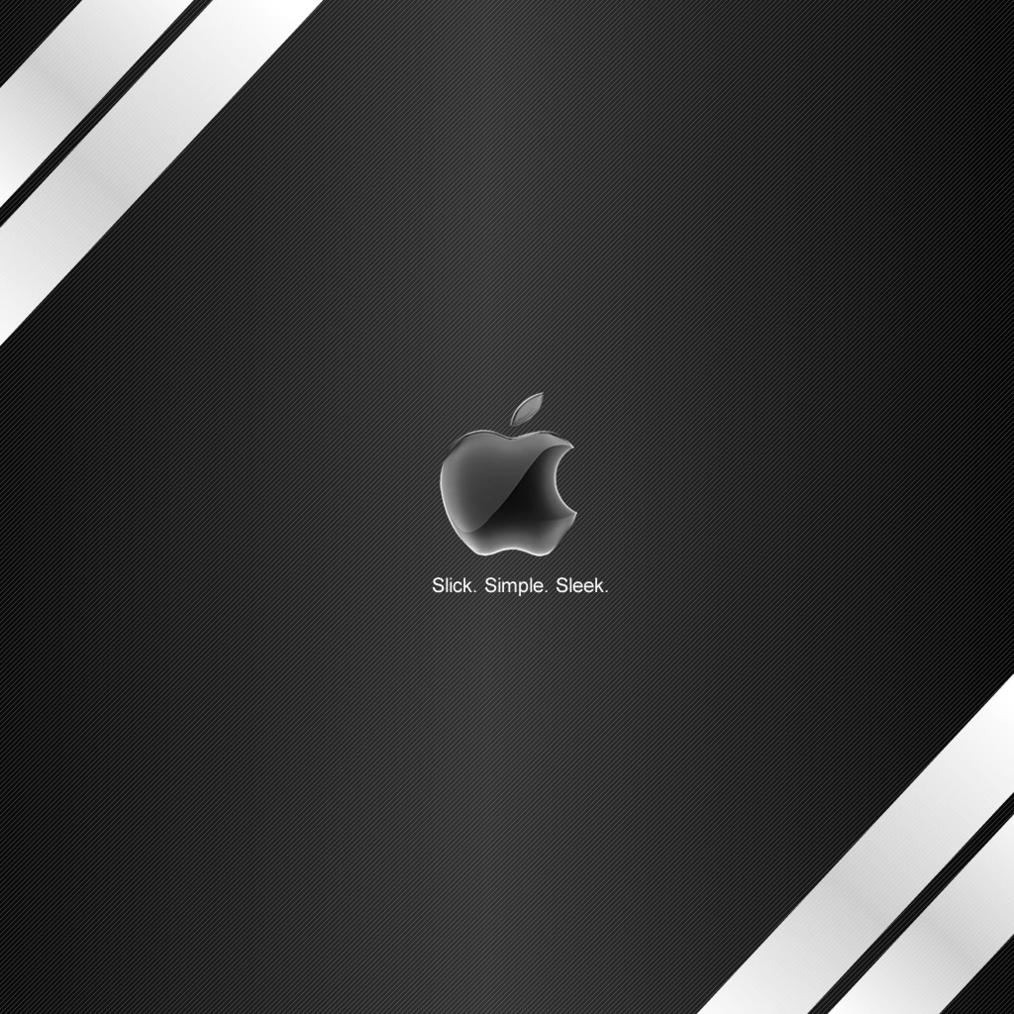 Apple Black Slick Simple Sleek .1024x.net