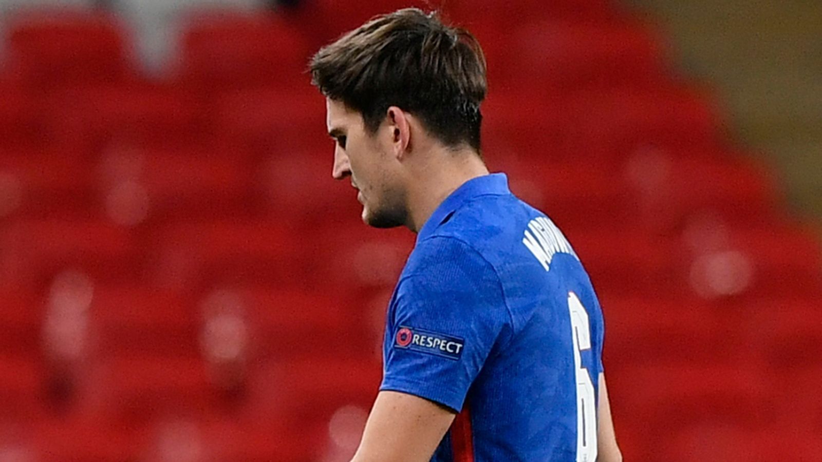 Harry Maguire's red card for England .skysports.com