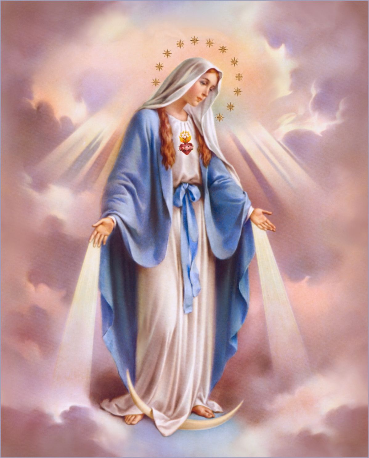 Collection 95+ Pictures Mother Mary Wallpapers Free Download Completed