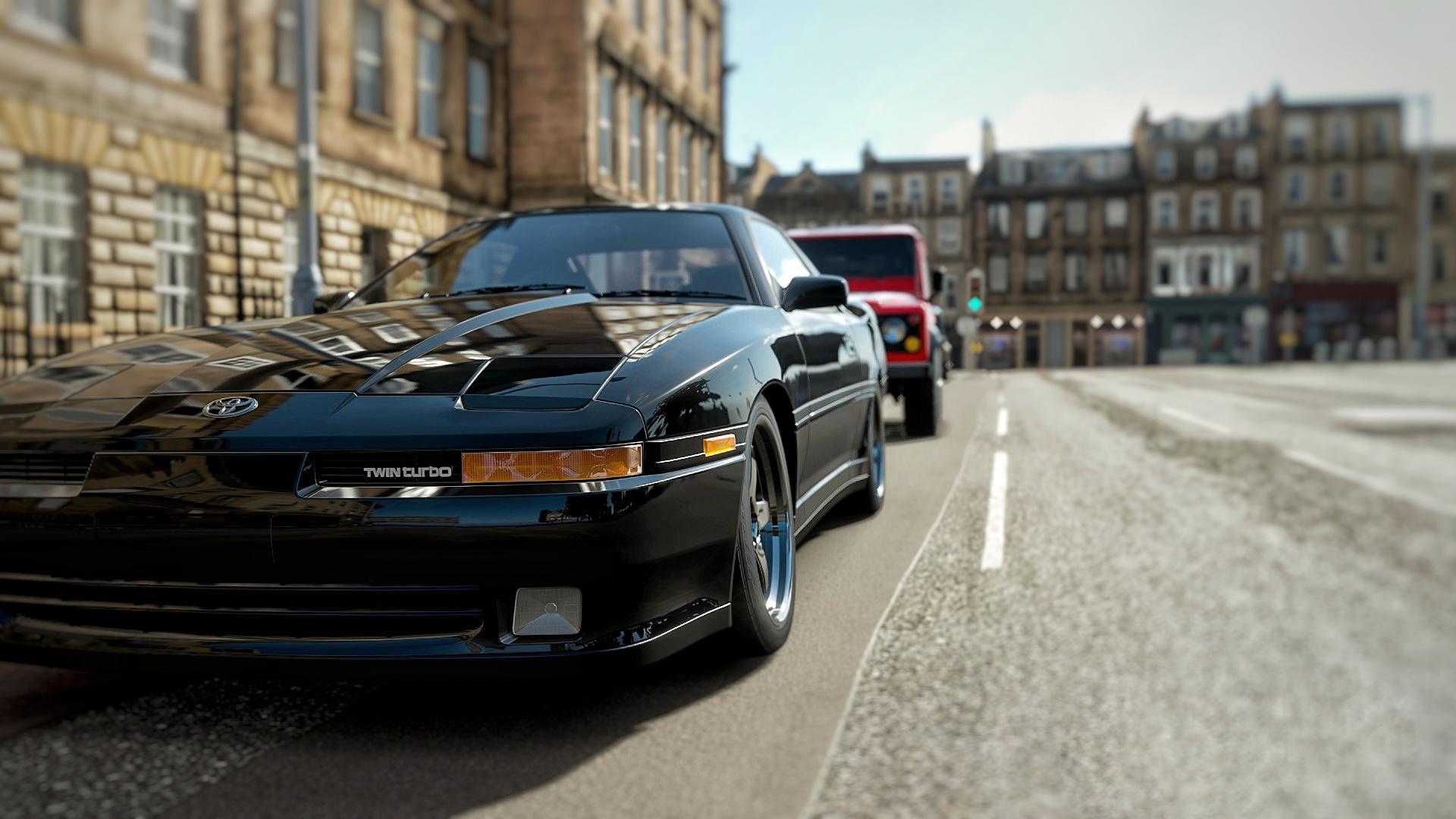 Glad they added the classic too the game, Toyota Supra Mk3: forza