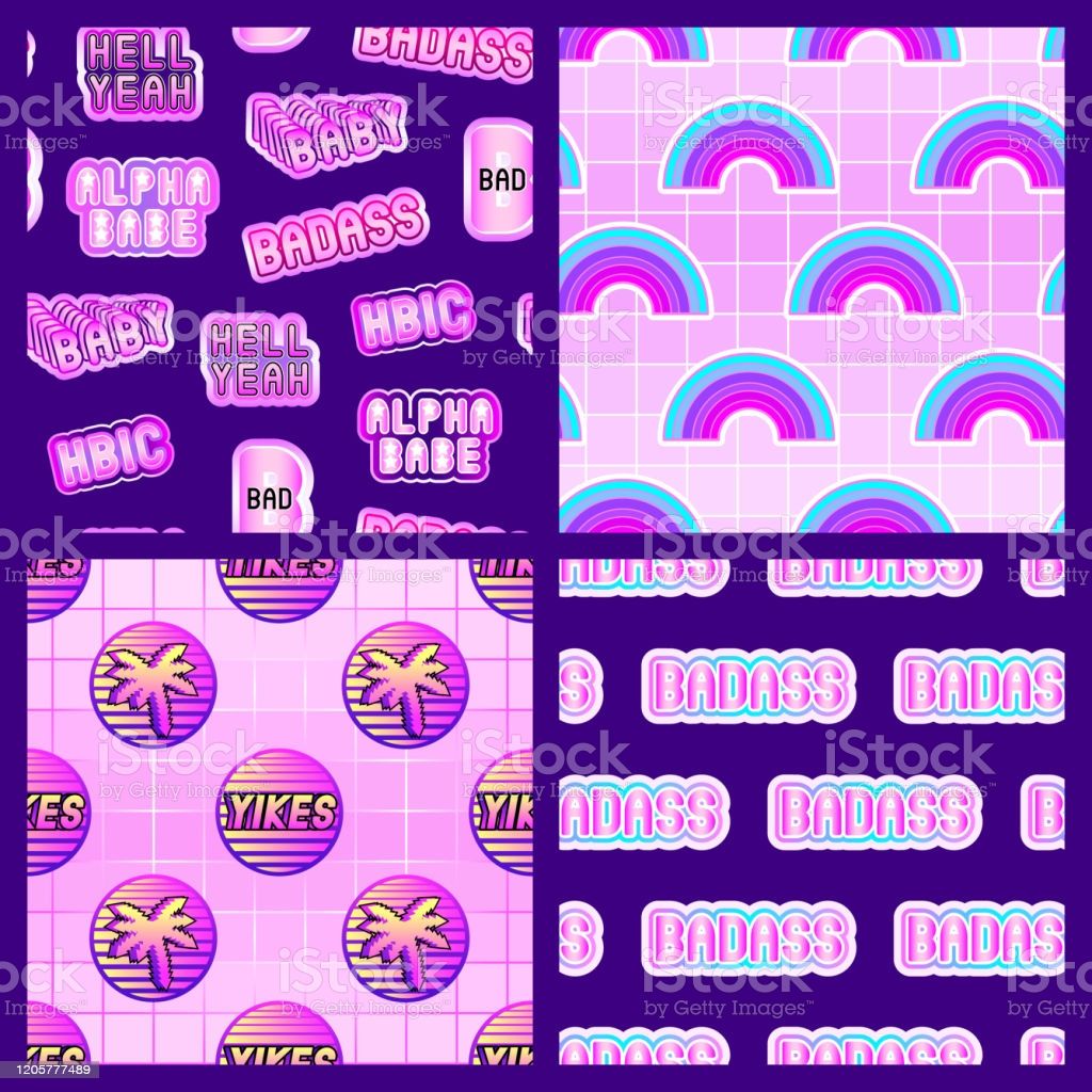 Text Word Patches Vector Wallpaper .istockphoto.com