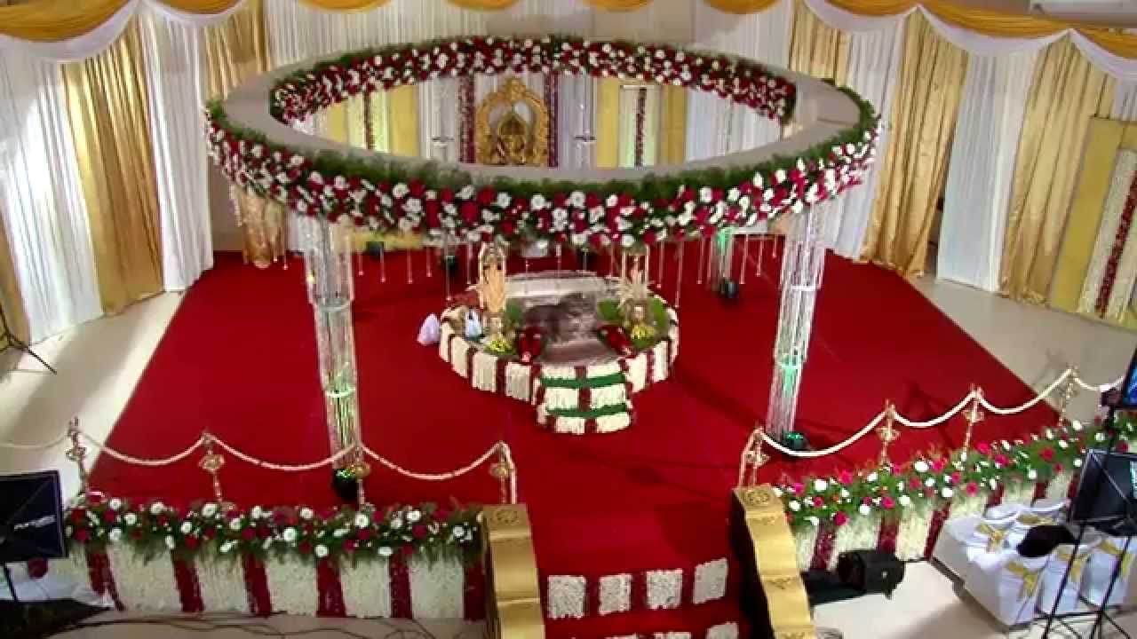 Hindu Wedding stage Decoration in .youtube.com