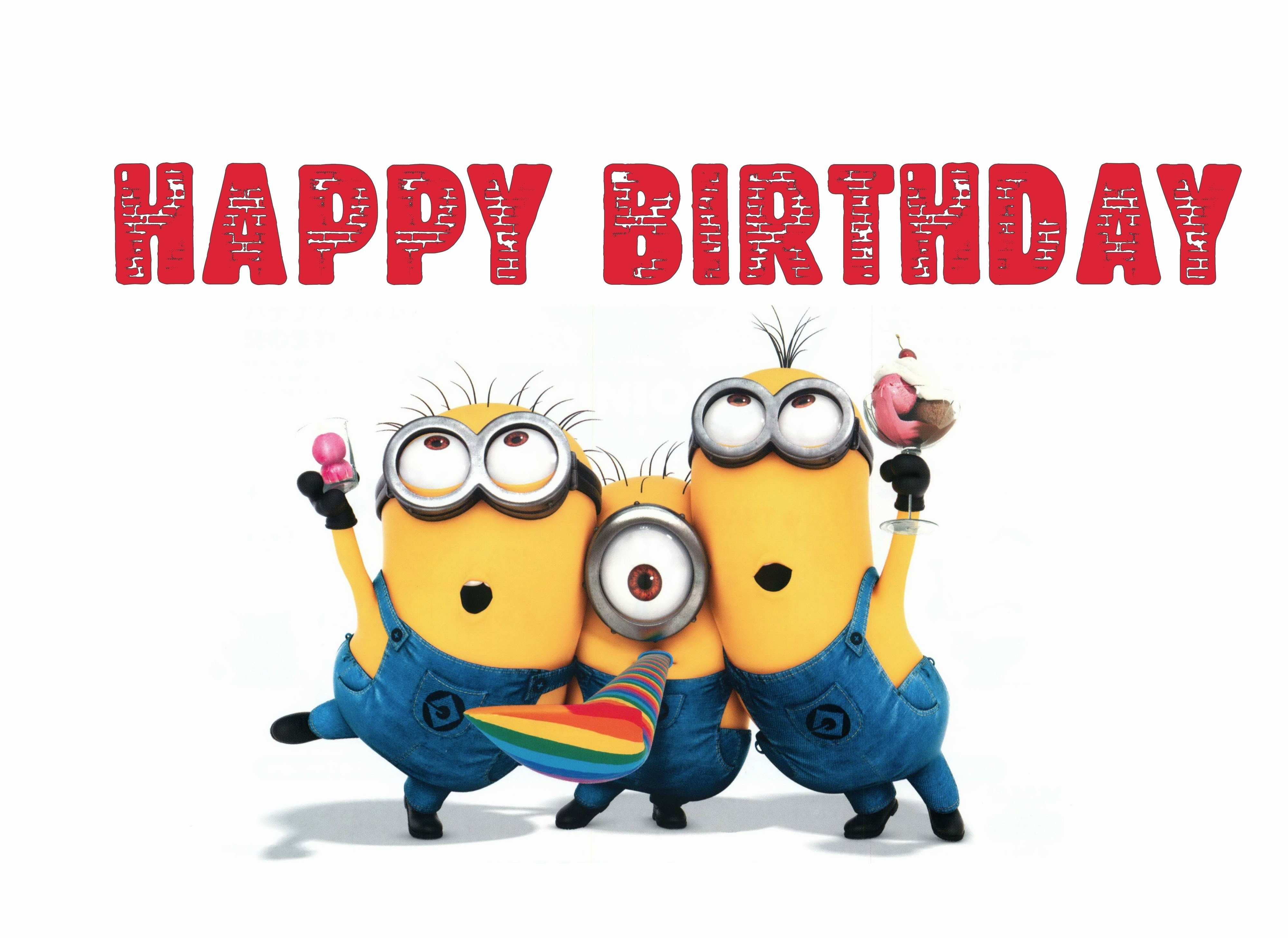 Minions Birthday Wallpapers - Wallpaper Cave