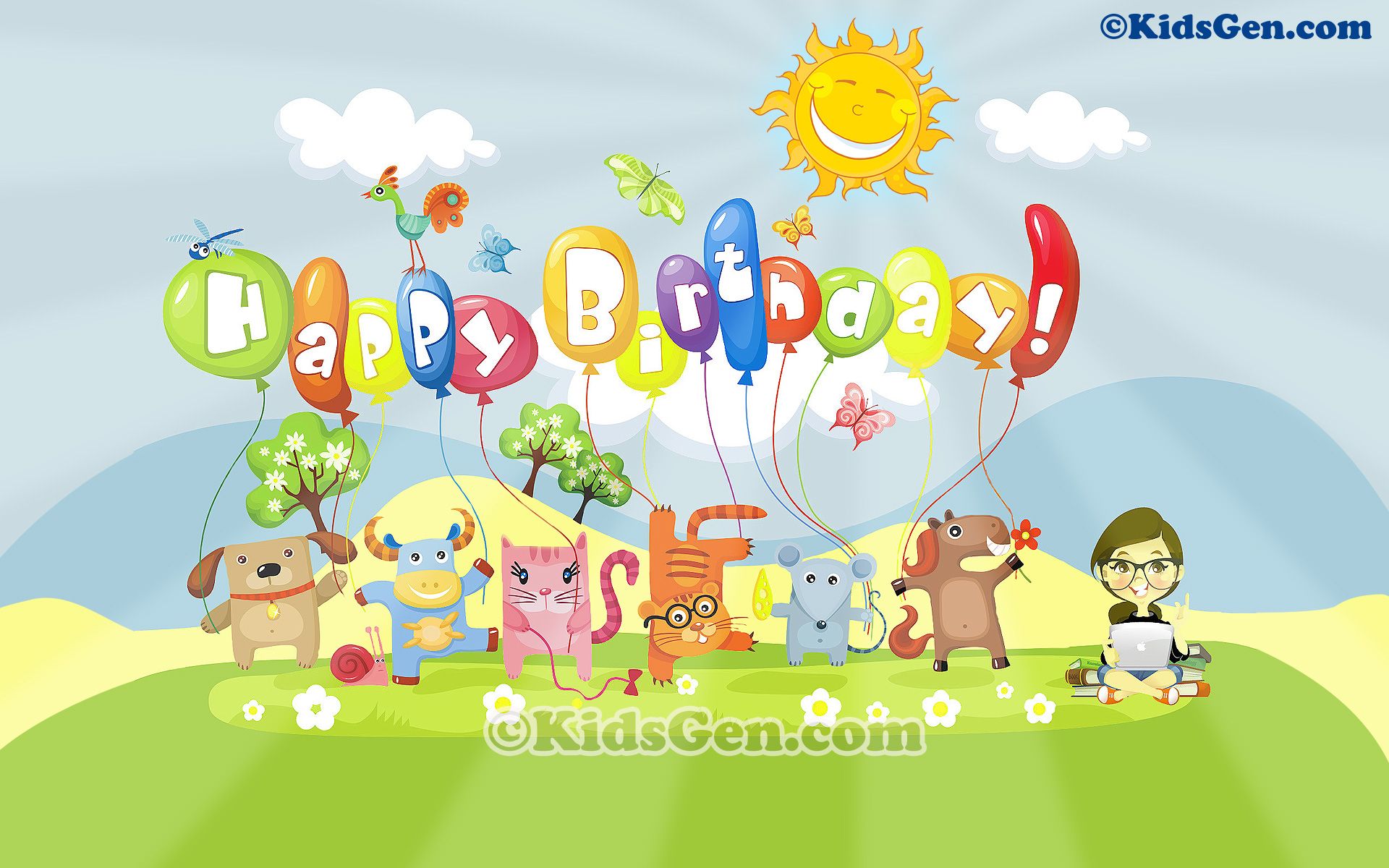 Happy Birthday Wishes With Cartoon .itl.cat