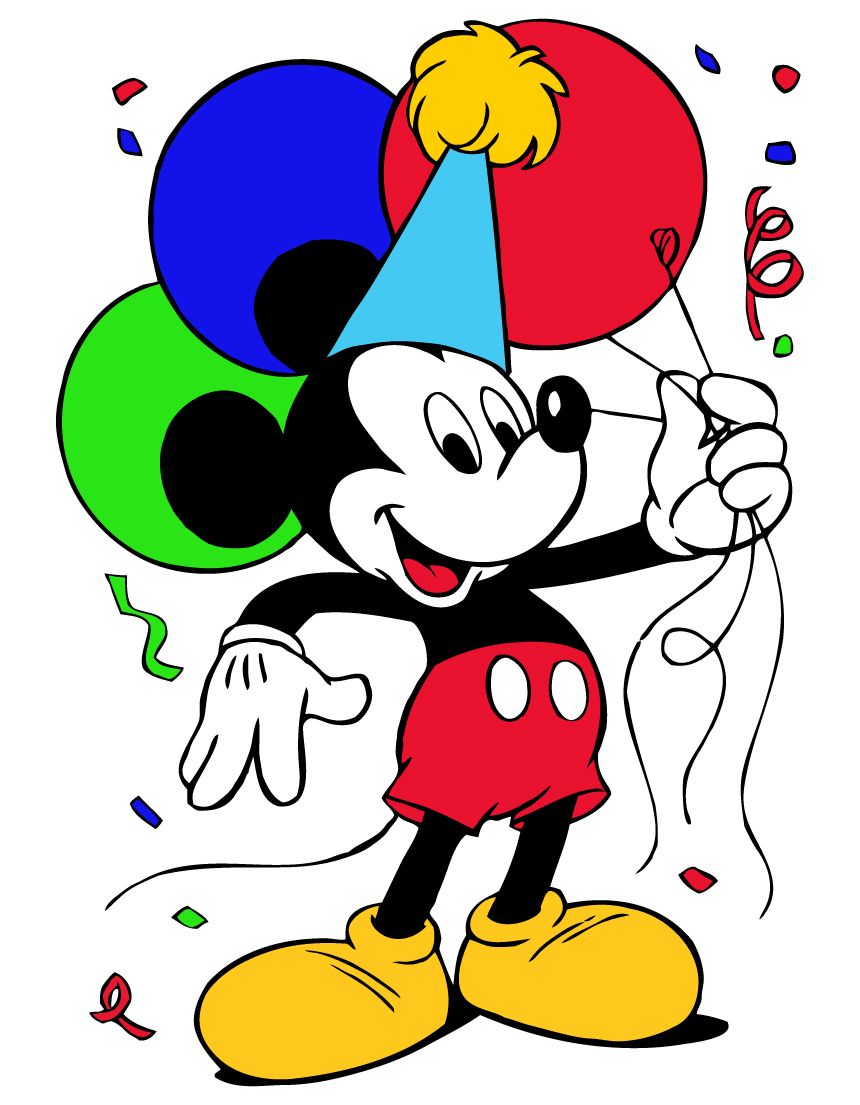 Mickey Mouse Birthday Clipart clipartwikiclipart.com