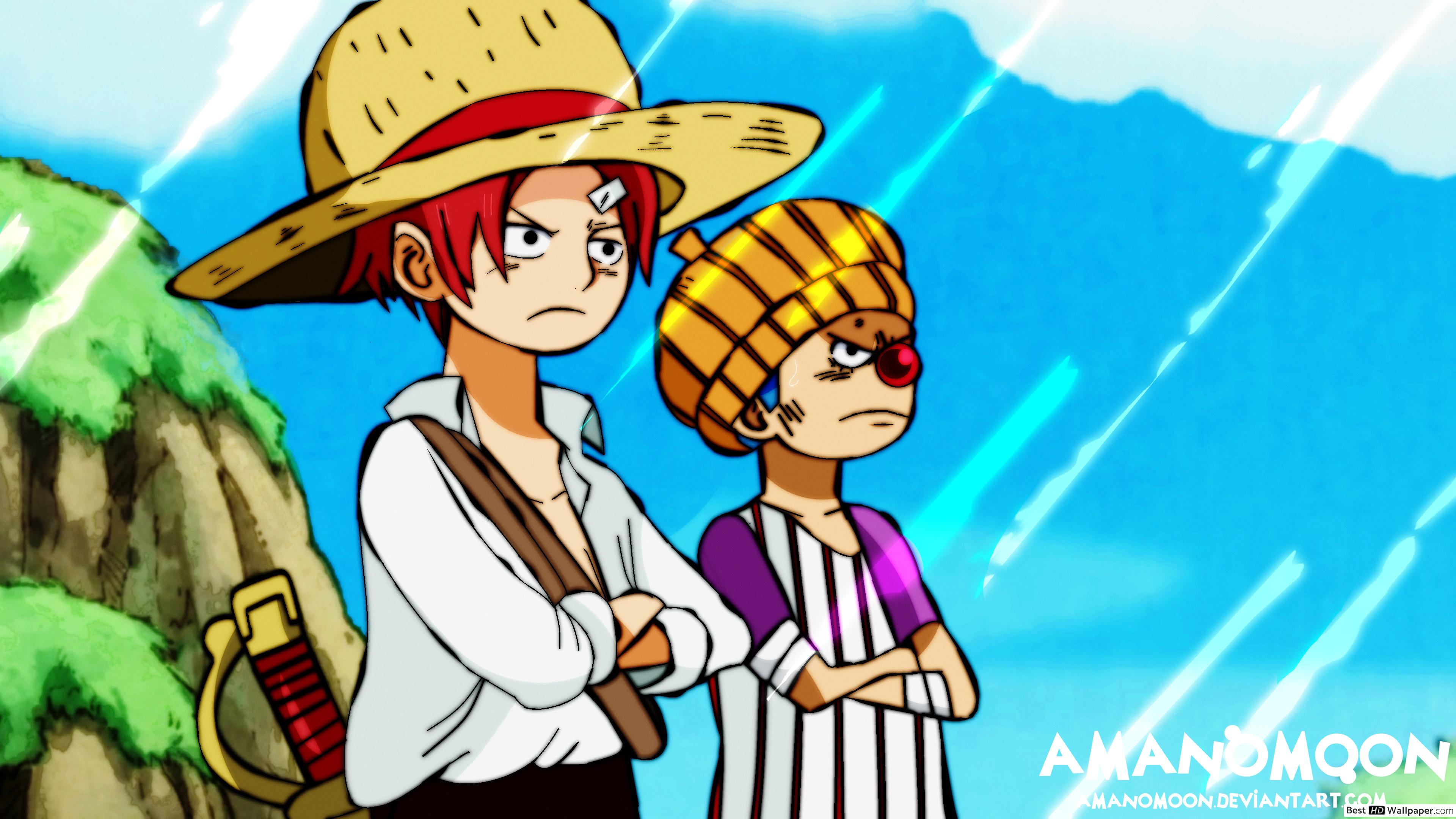 One Piece and Shanks HD .besthdwallpaper.com