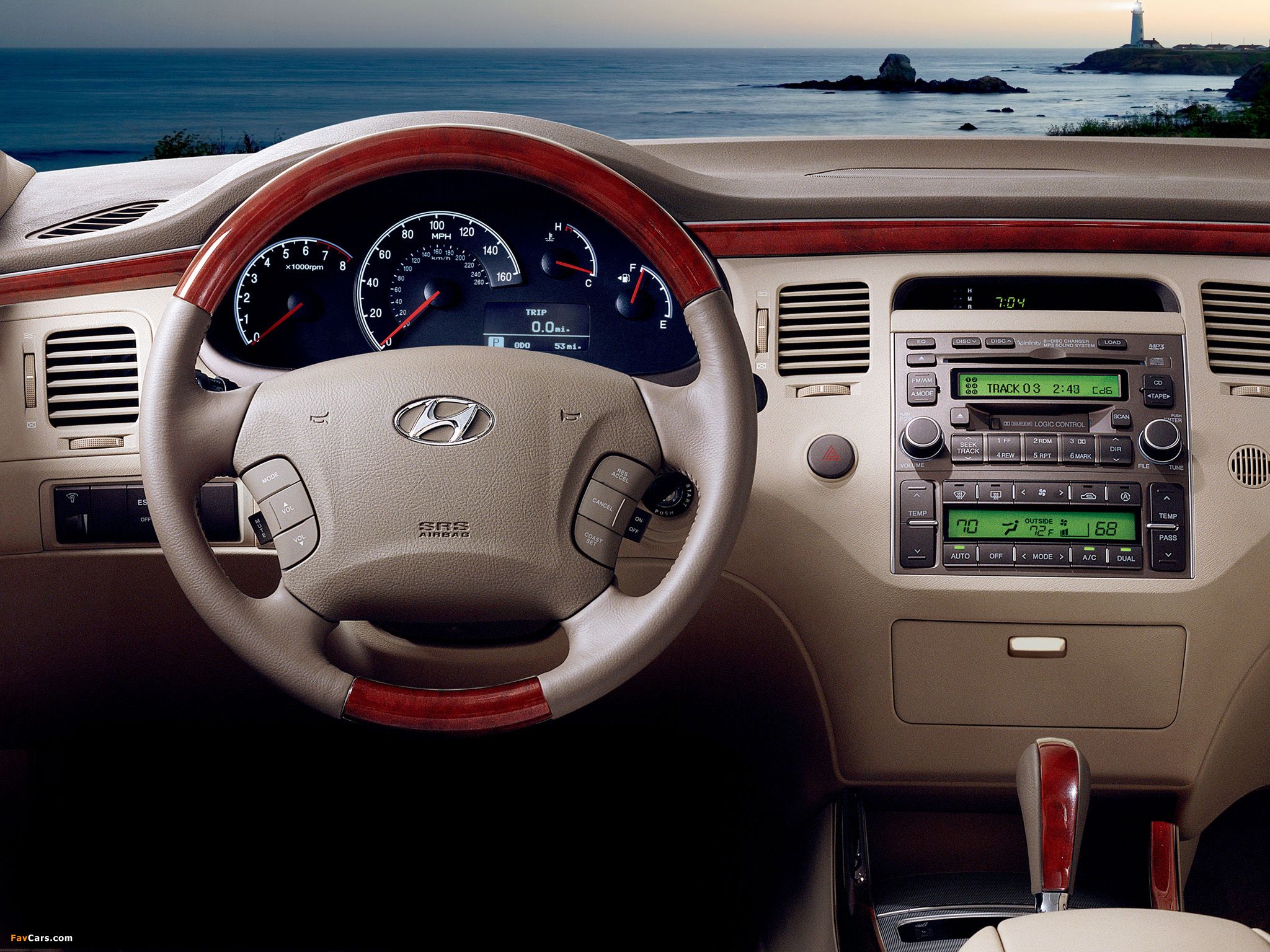 Hyundai Azera (TG) 2006–10 wallpaper .favcars.com
