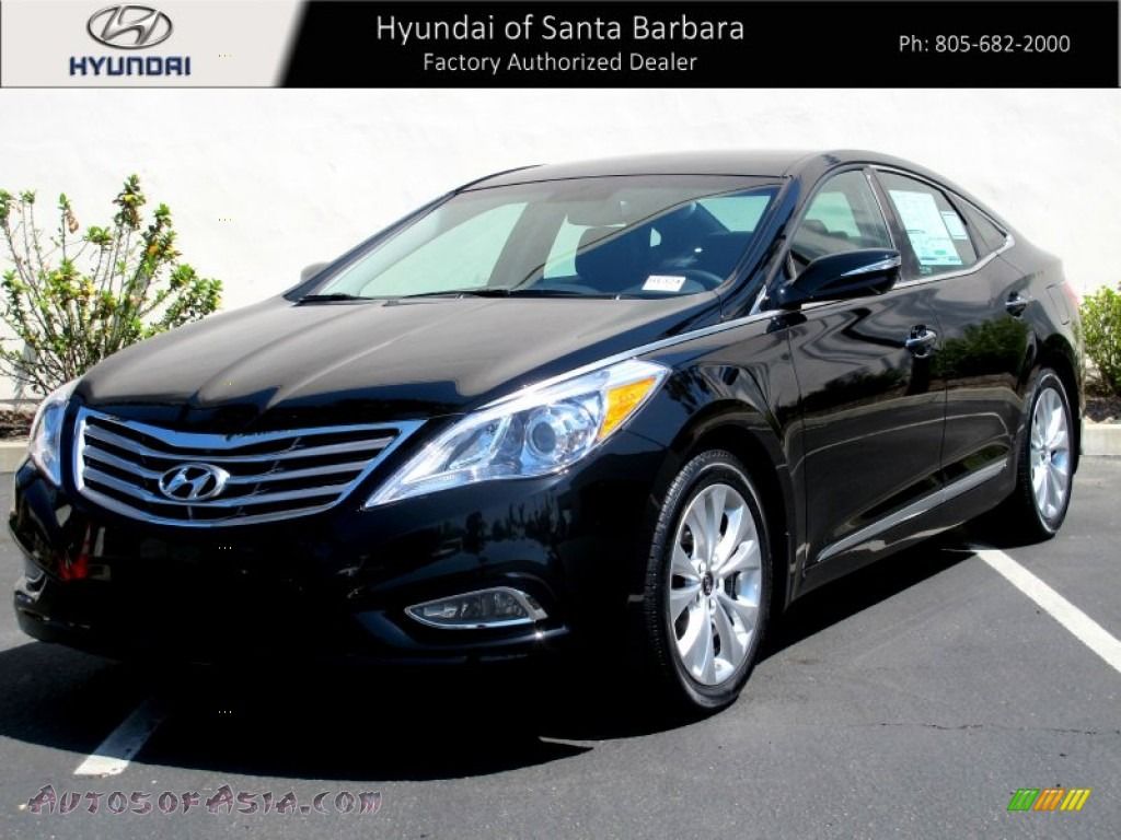 Hyundai Azera 2014 Black wallpaper .autowpaper.com