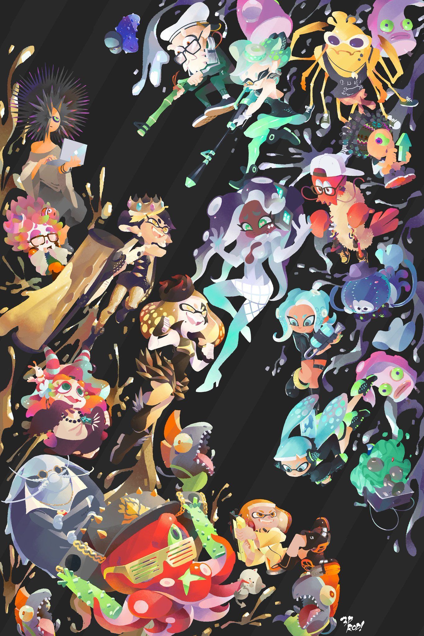 Splatoon 3 Wallpapers Top Free Splatoon 3 Backgrounds - vrogue.co