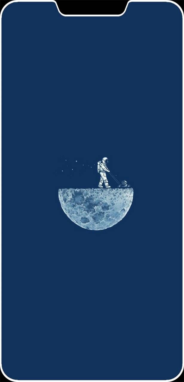 Zenfone5 Notch Moon wallpaper by .zedge.net