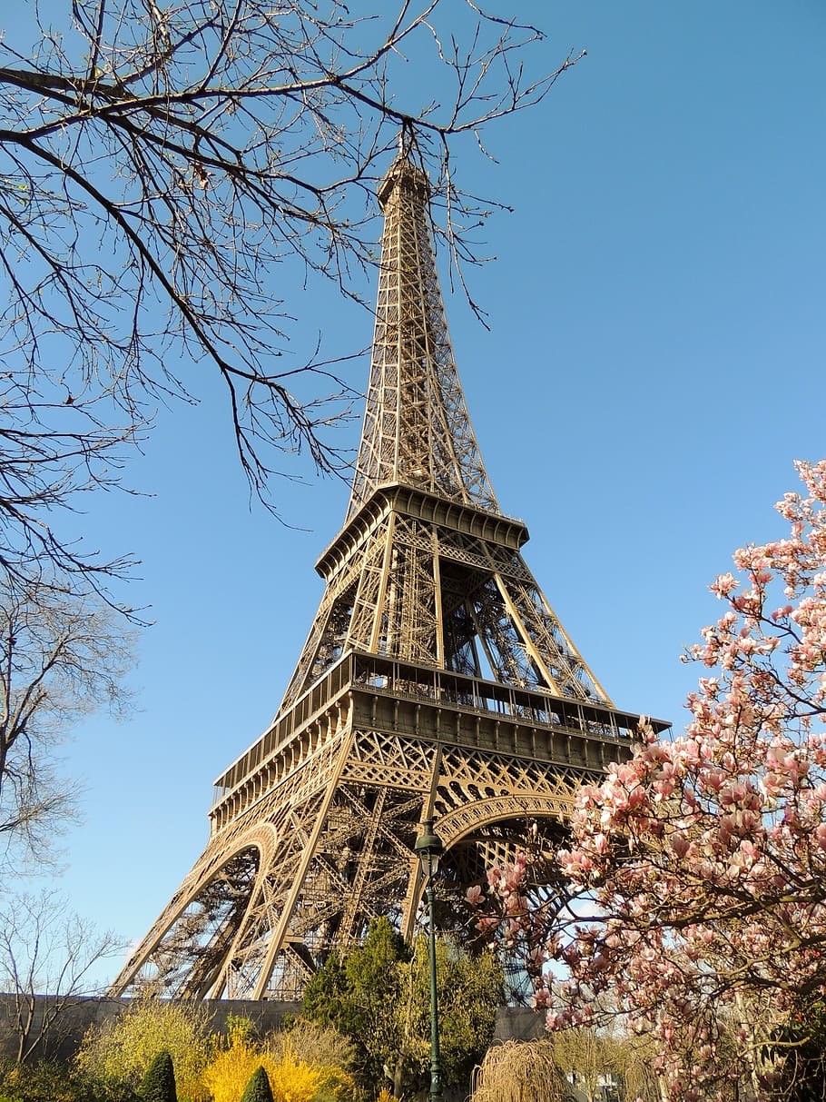 Paris, Eiffel Tower, France, Monument, Famous, Capital, Tower Spring Wallpaper HD