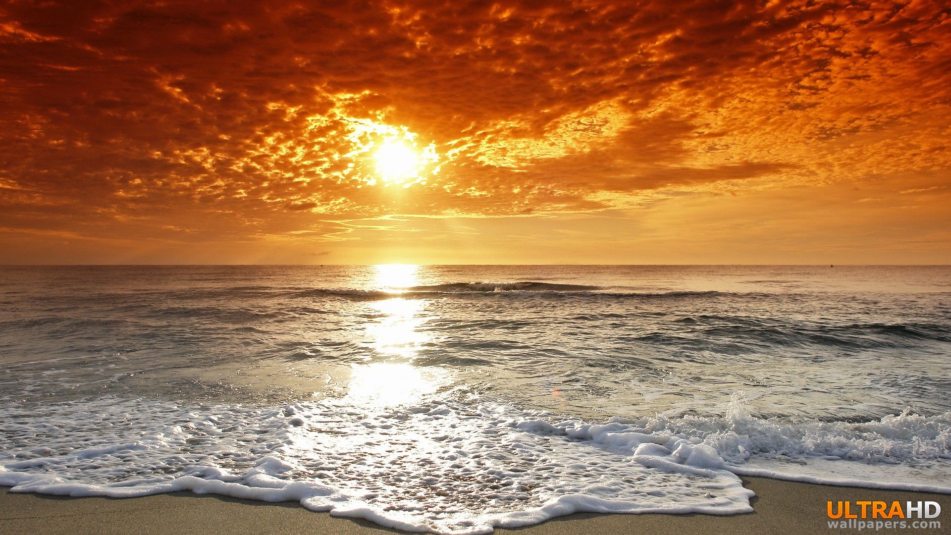 Sunset at sea wallpaperx1080 .eskipaper.com