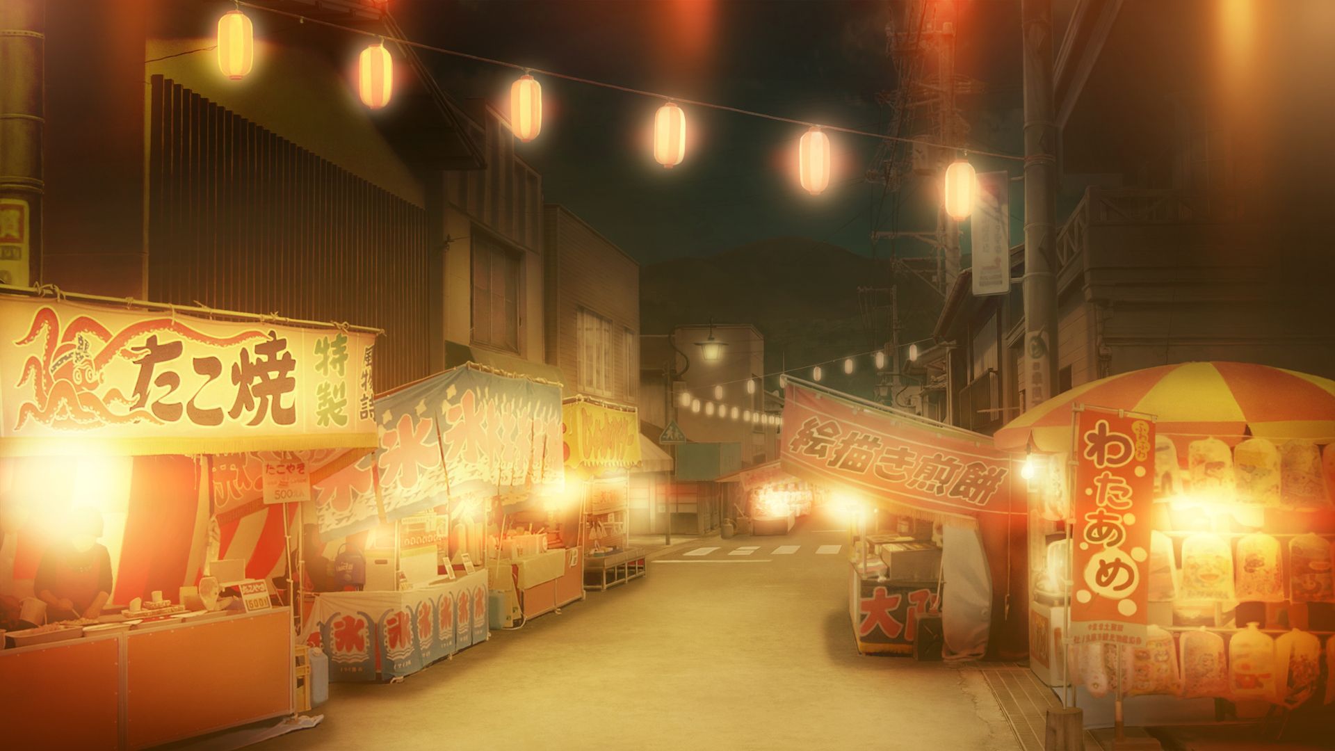 Anime Matsuri. Japanese Summer Festival. Anime scenery, Japanese festival, Anime summer