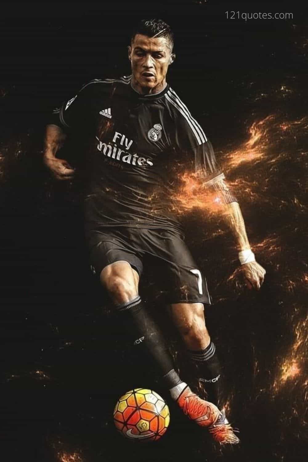 Cristiano Ronaldo In Black And White Wallpaper Download | MobCup