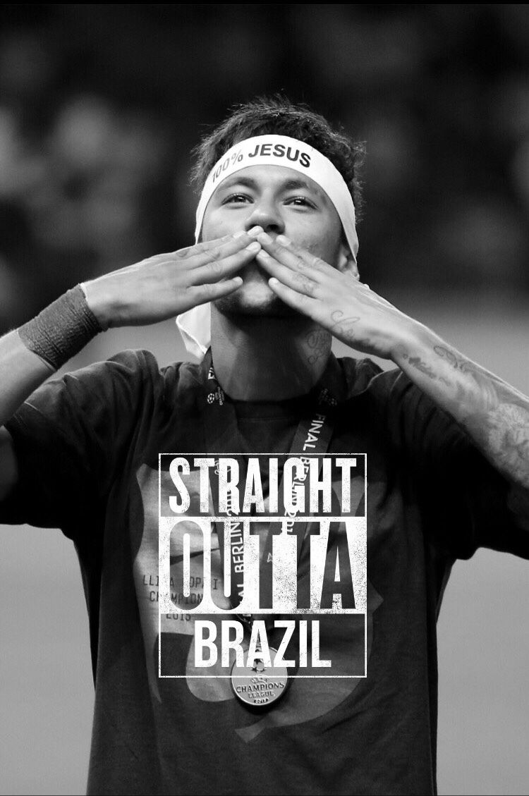 Neymar Jr Black Wallpaper HD