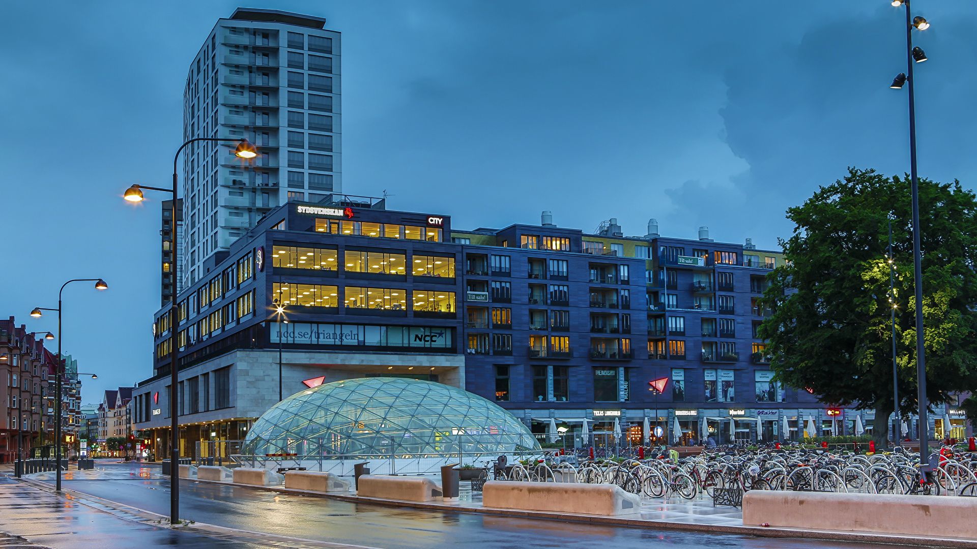 Photo Sweden Malmo Bicycle Street .1zoom.me