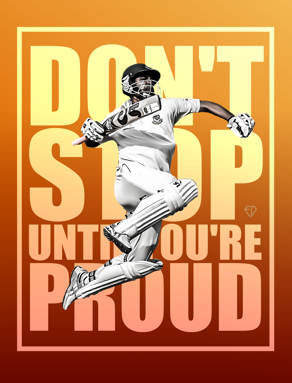 Tamim Iqbal Motivational Wallpaper on .behance.net