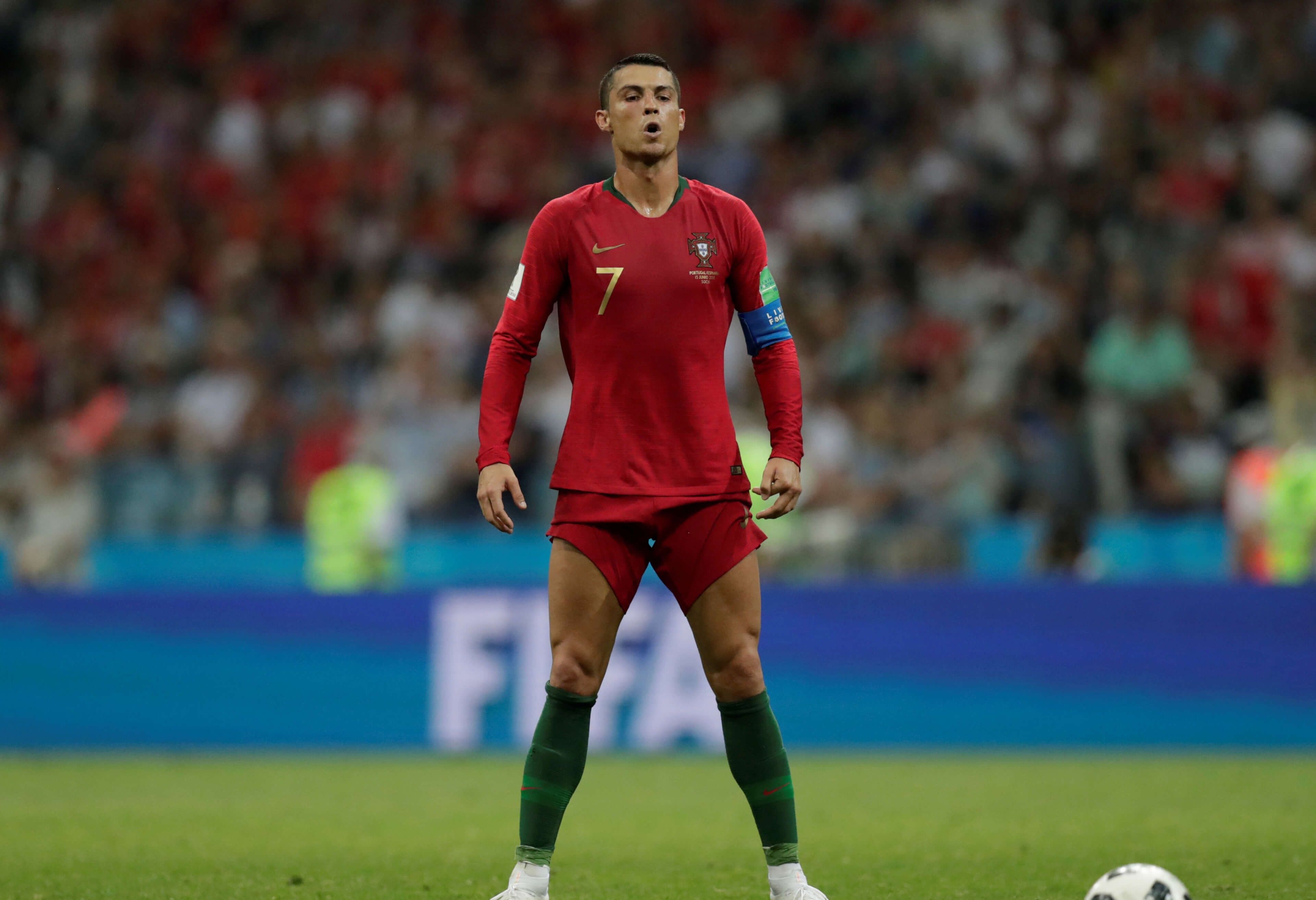 Cristiano Ronaldo Fifa World Cup 2018 HD Photo Free Kick Spain