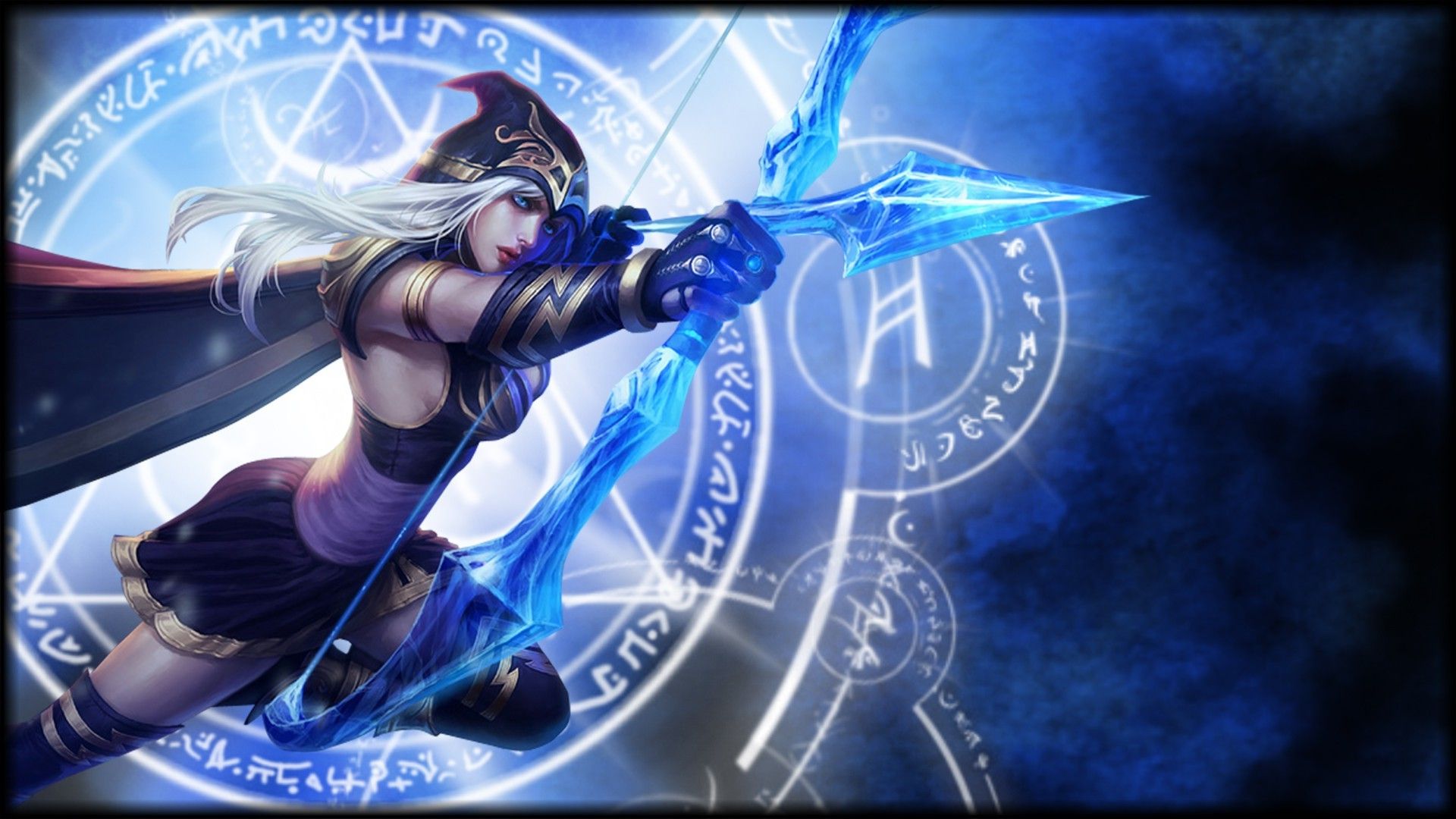 bows, Anime, Hair Bows, Ashe, League Of Legends Wallpaper HD / Desktop and Mobile Background