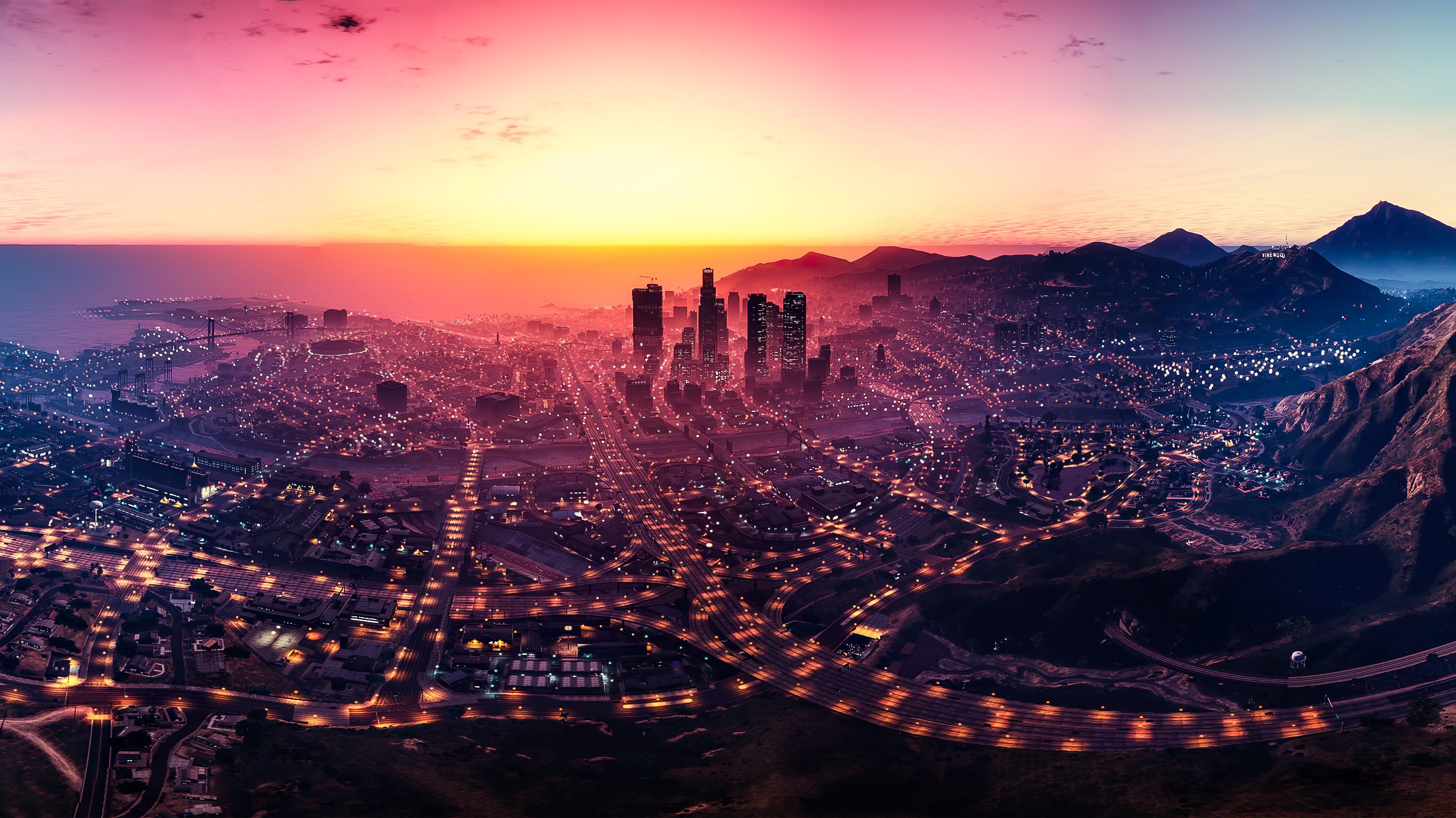 Los Santos Gta V City View, HD Games, 4k Wallpaper, Image, Background, Photo and Picture