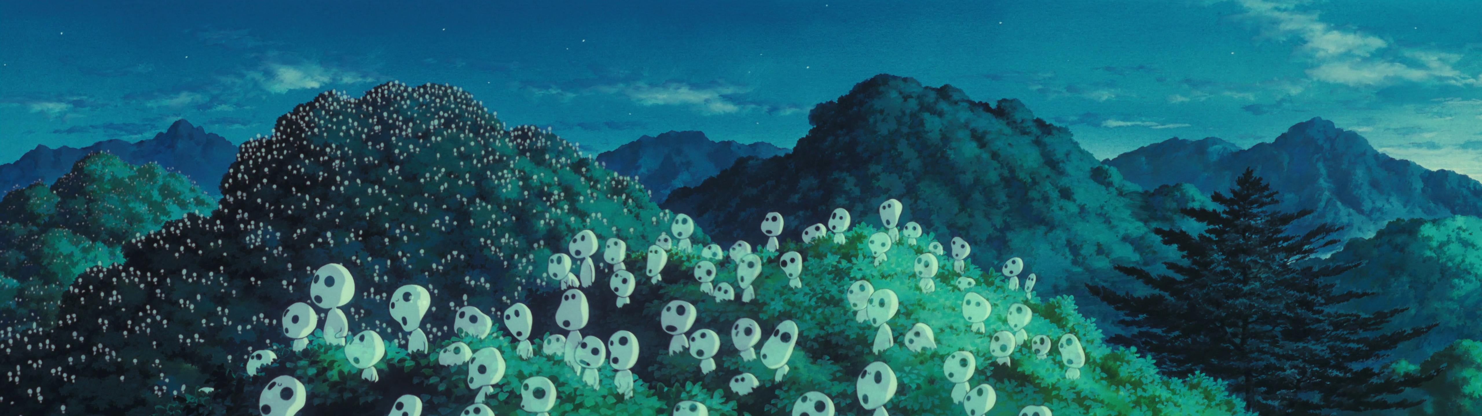 Super Ultra Wide Studio Ghibli wallpaper