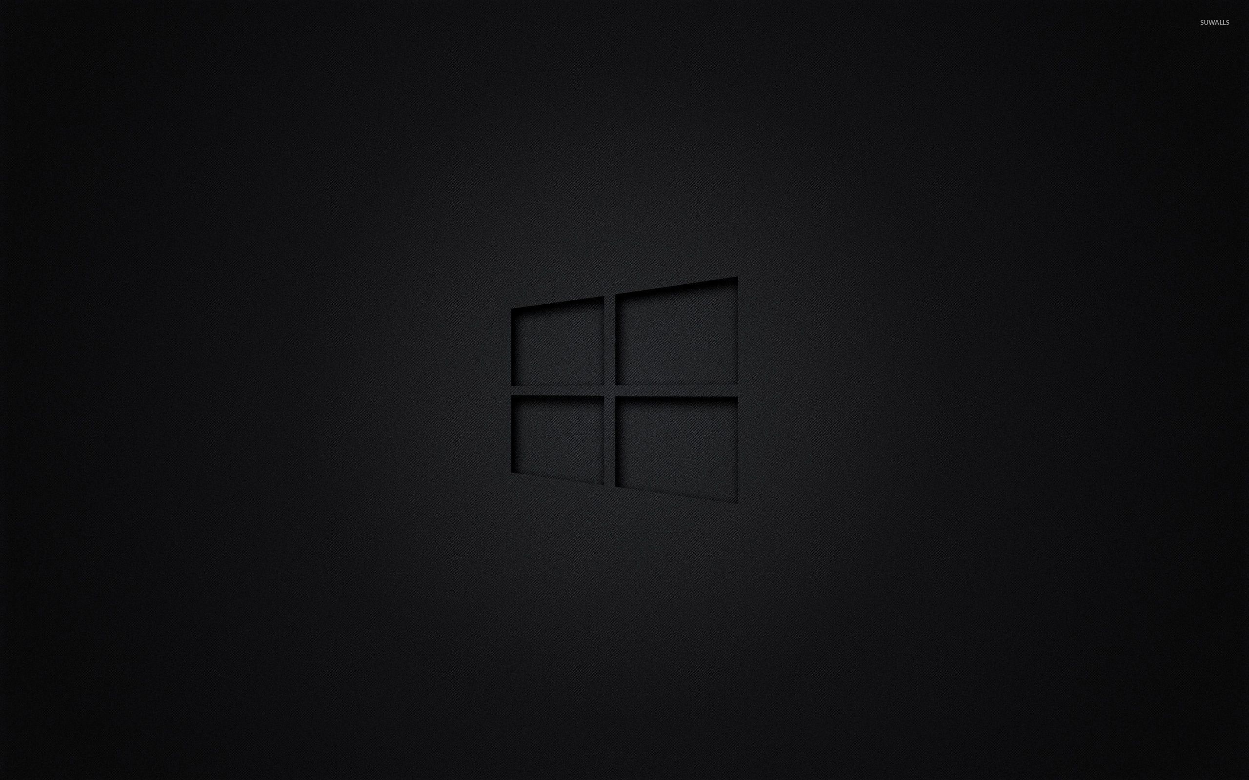 Windows 10 Black Wallpaper on .wallpaperafari.com