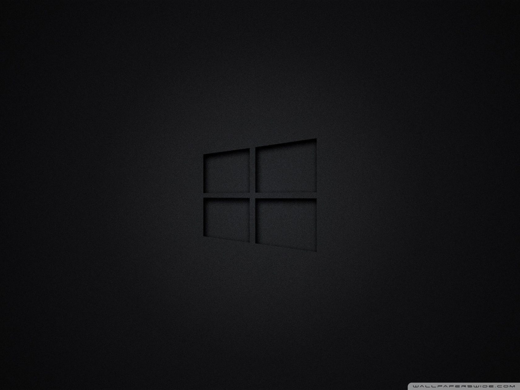 Windows 10 Black Ultra HD Desktop .wallpaperwide.com