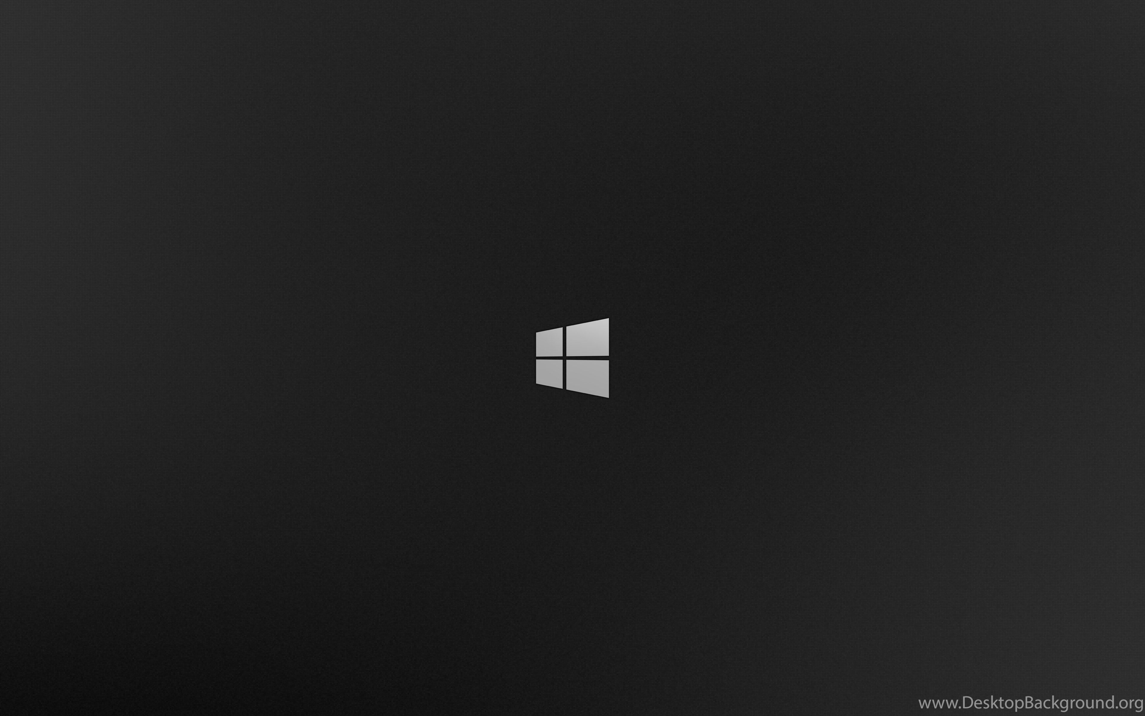 Black Windows 10 HD Wallpaper