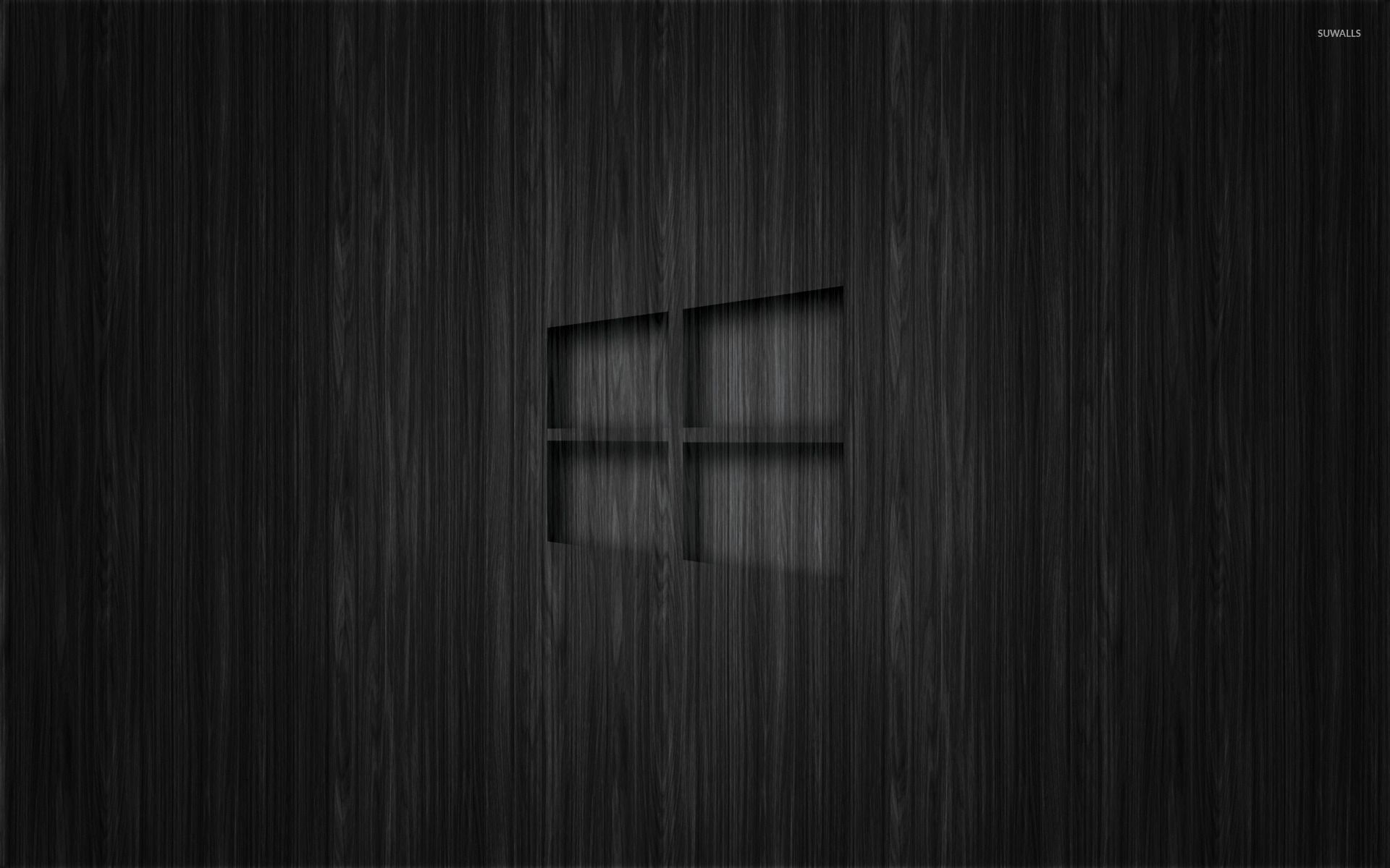 Windows 10 transparent logo on dark .suwalls.com