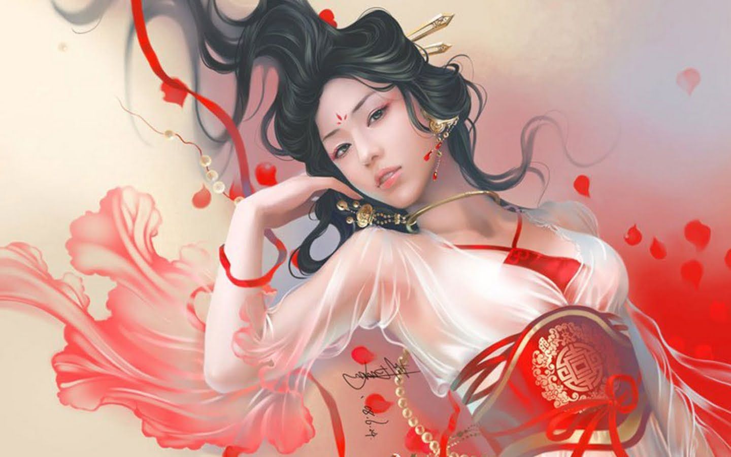ASIAN ART & MORE. Fantasy women, Art girl, Fantasy girl