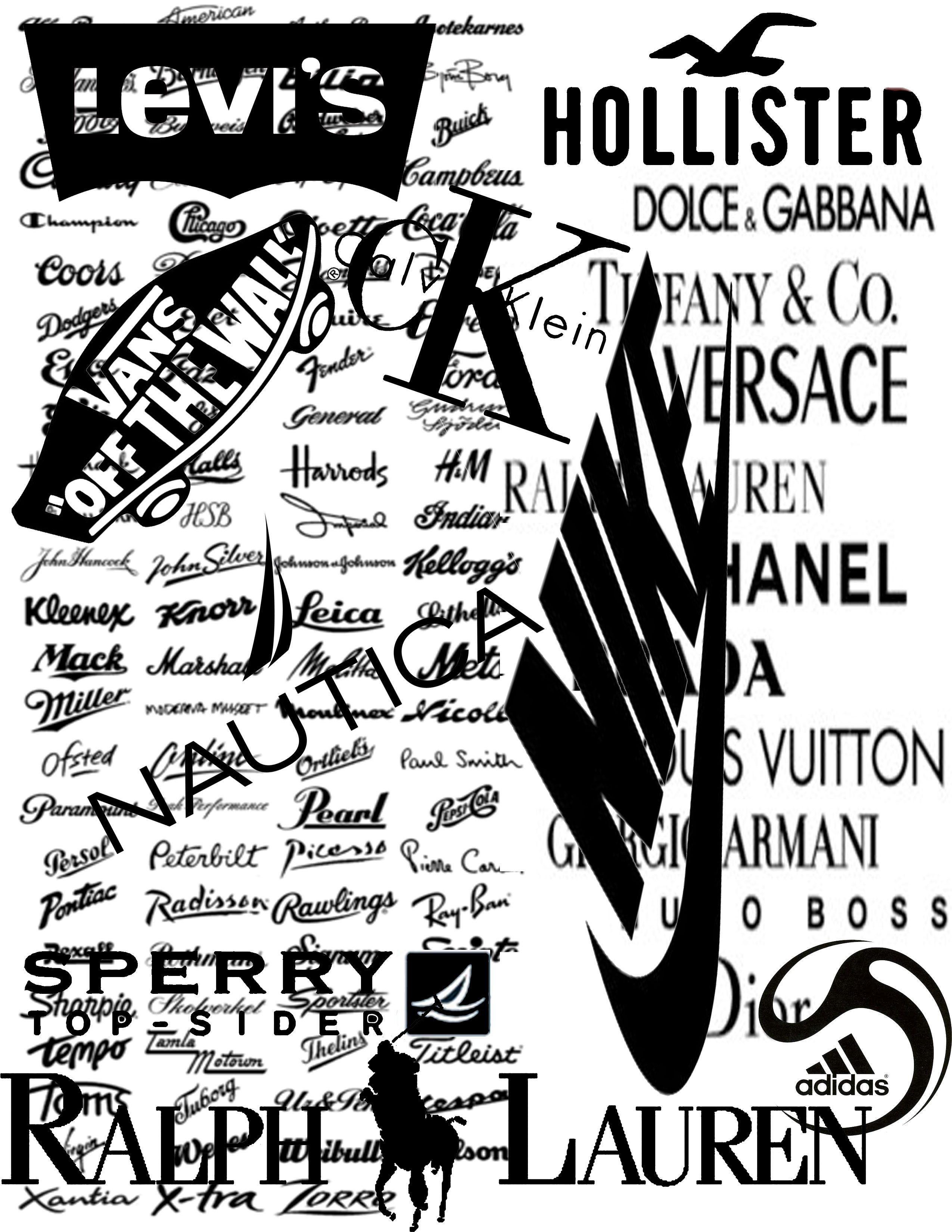 Clothing Brand Logo Collage .wallpapertip.com