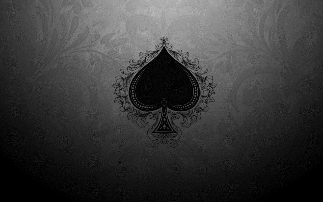 Golden Ace of Spades Wallpaper on .wallpaper.dog