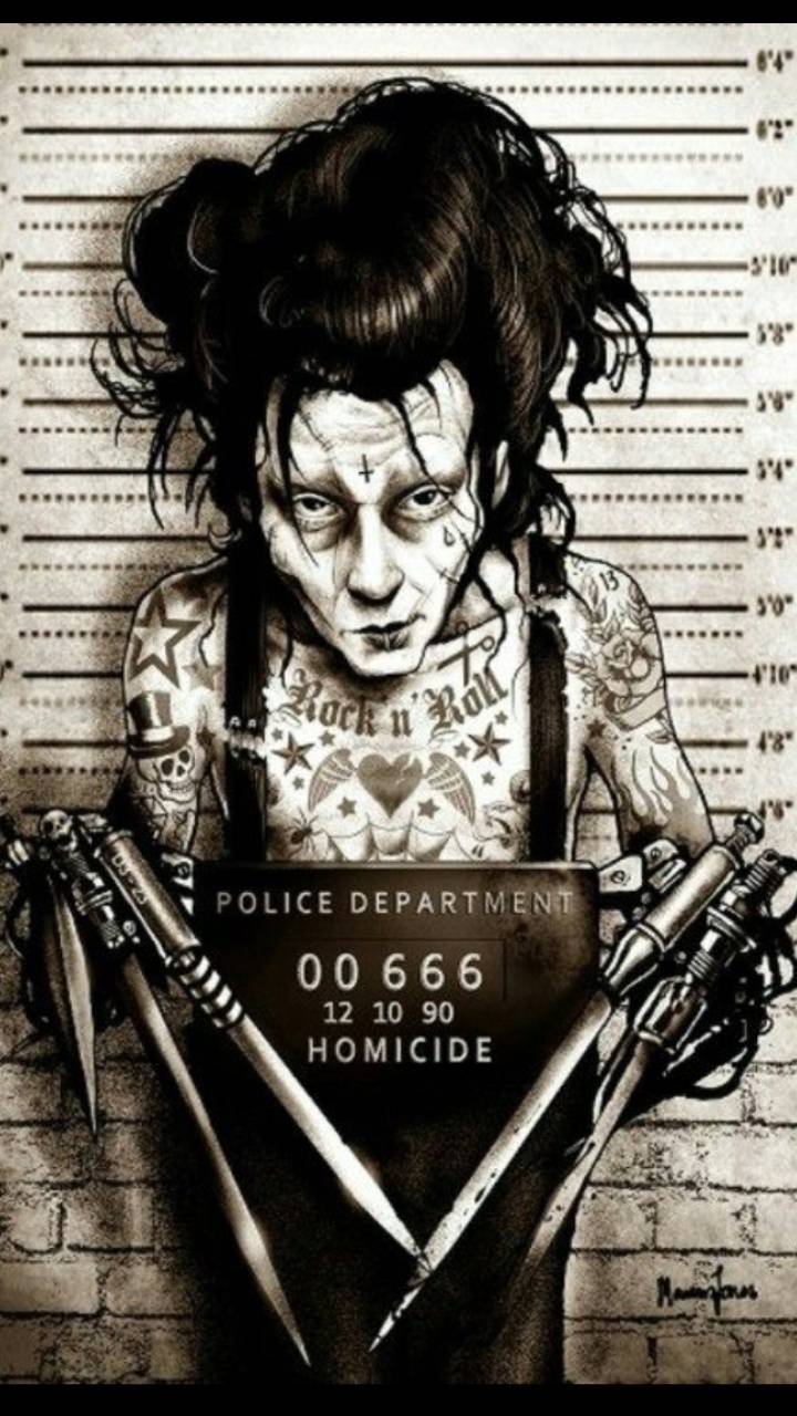 Scissorhands Mugshot wallpaper by .zedge.net