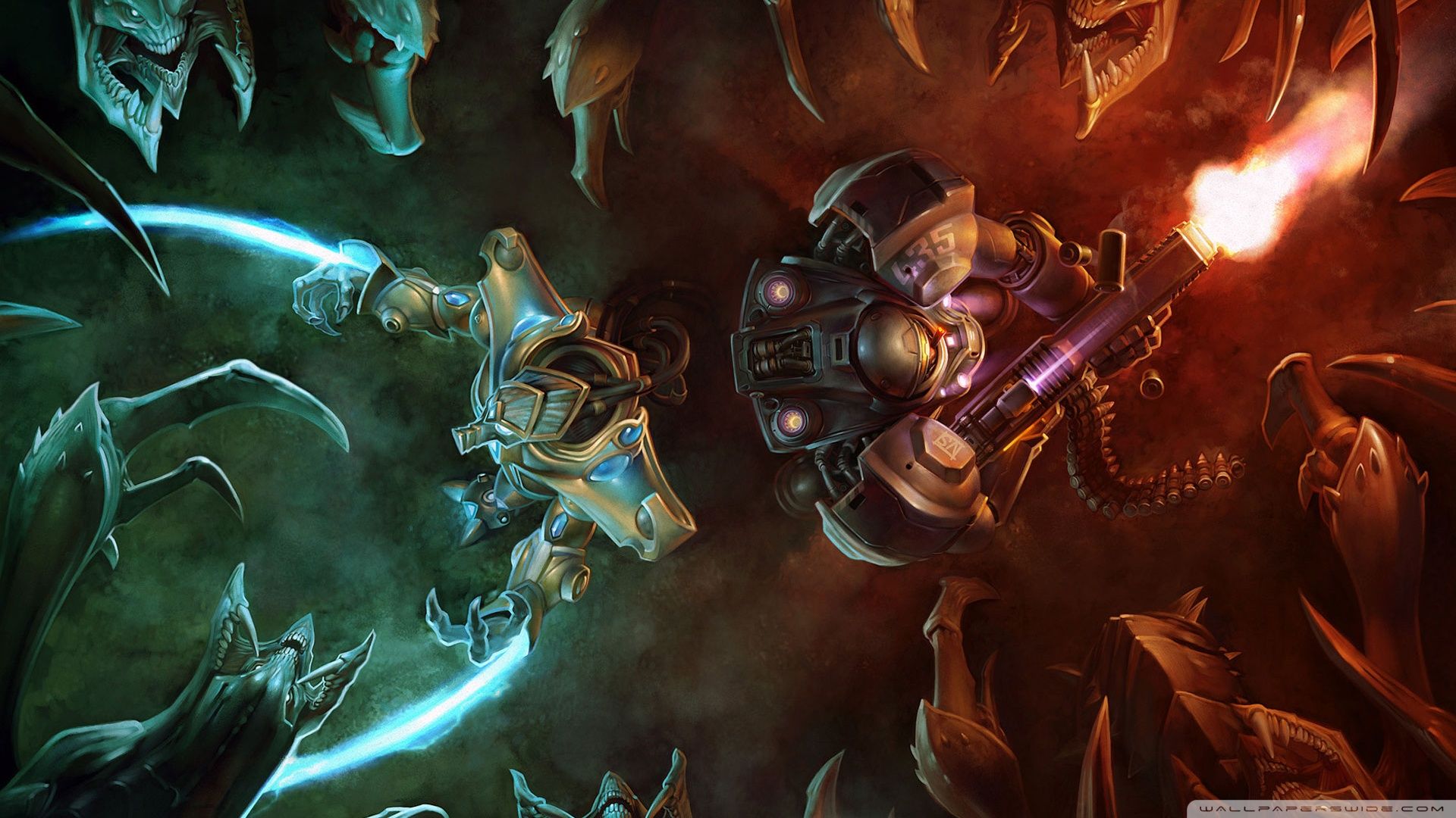 Starcraft 2 Protoss Wallpaper HD .wallpaperafari.com