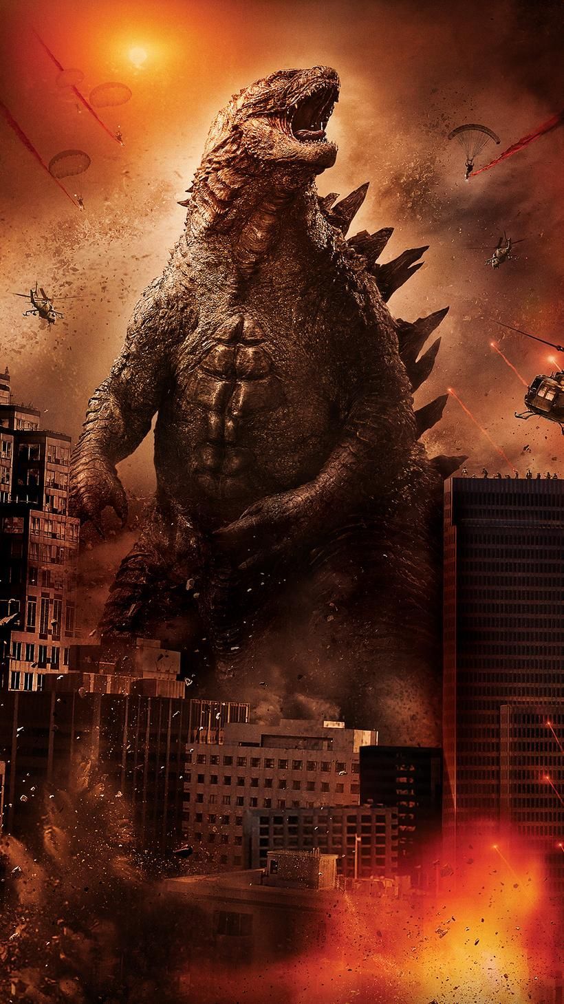 Godzilla (2014) Phone Wallpaper. Moviemania. Godzilla wallpaper, Godzilla Godzilla