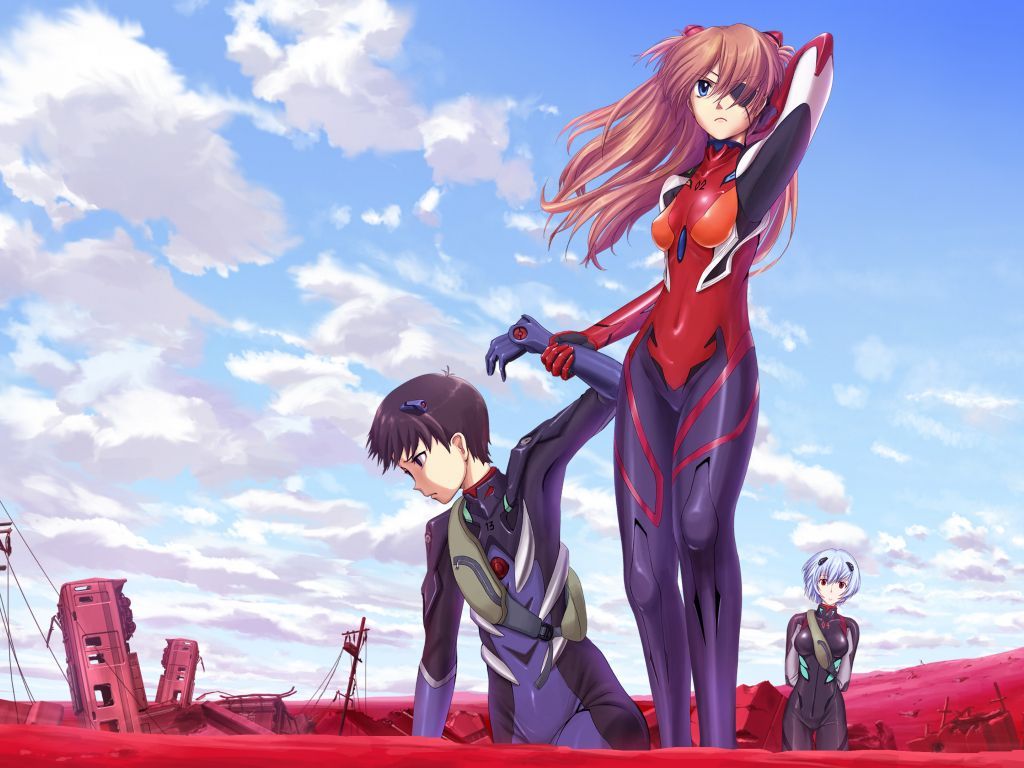 Evangelion 4K wallpaper for your desktop or mobile screen free and easy to download