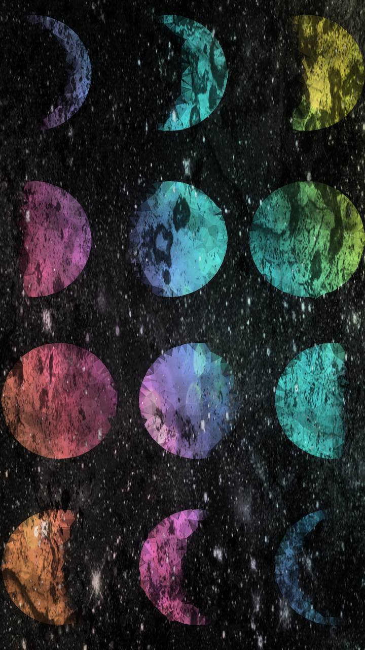 Moon Phase Spectrum wallpaper by .zedge.net