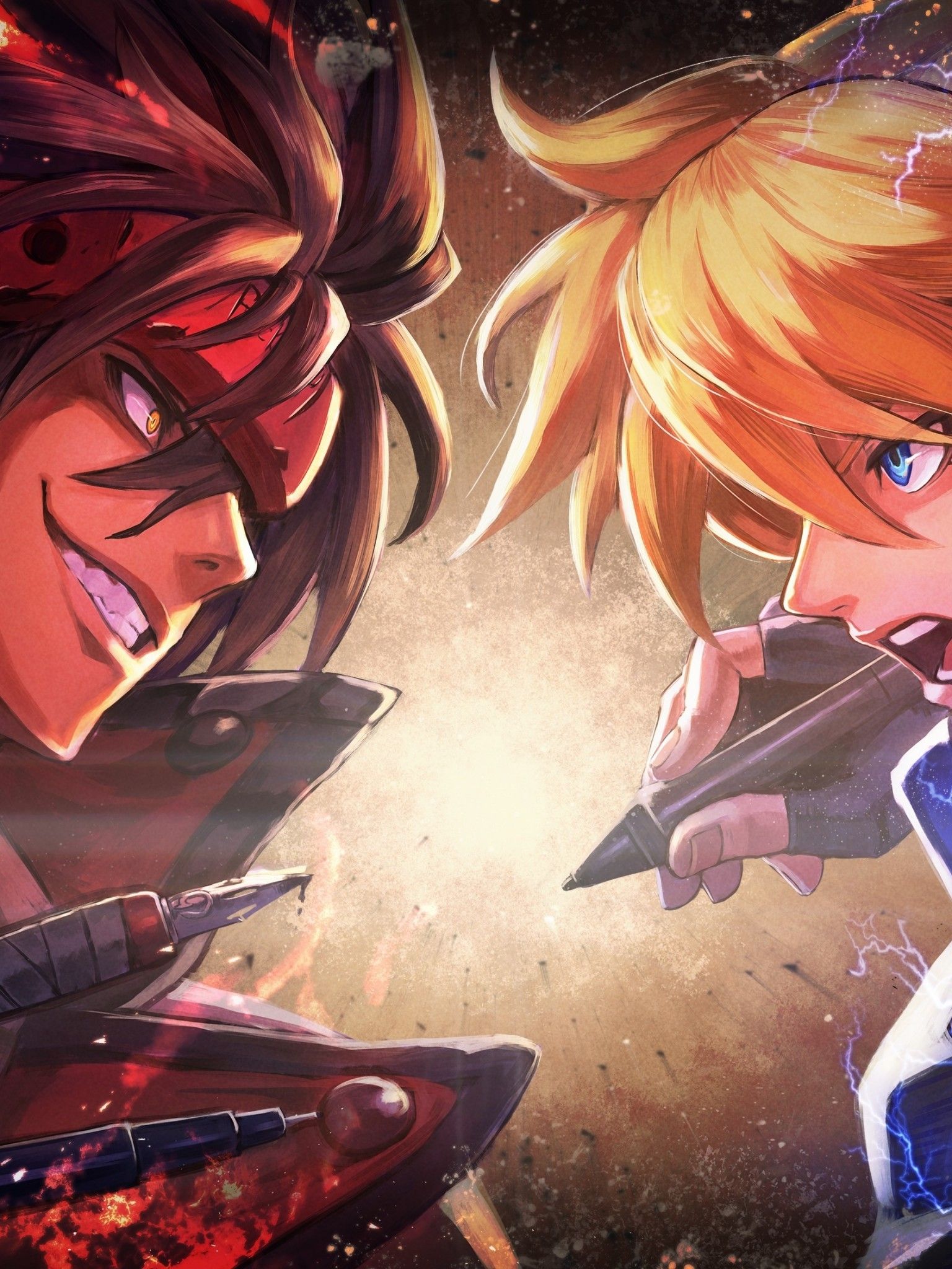 Sol Badguy, Guilty Gear Xrd, Ky Kiske, Anime Games, Gear Sol And Ky