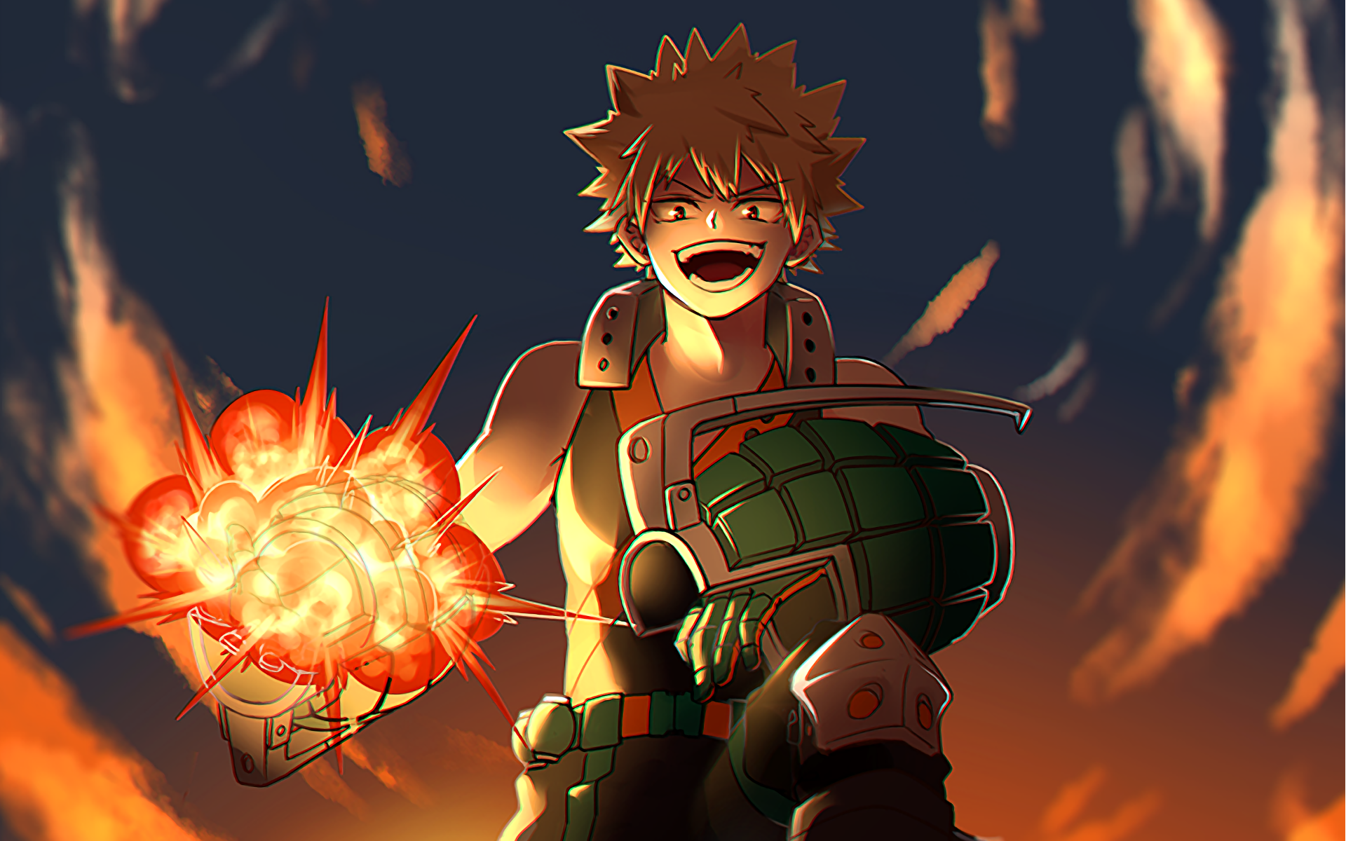 Anime MHA Bakugou