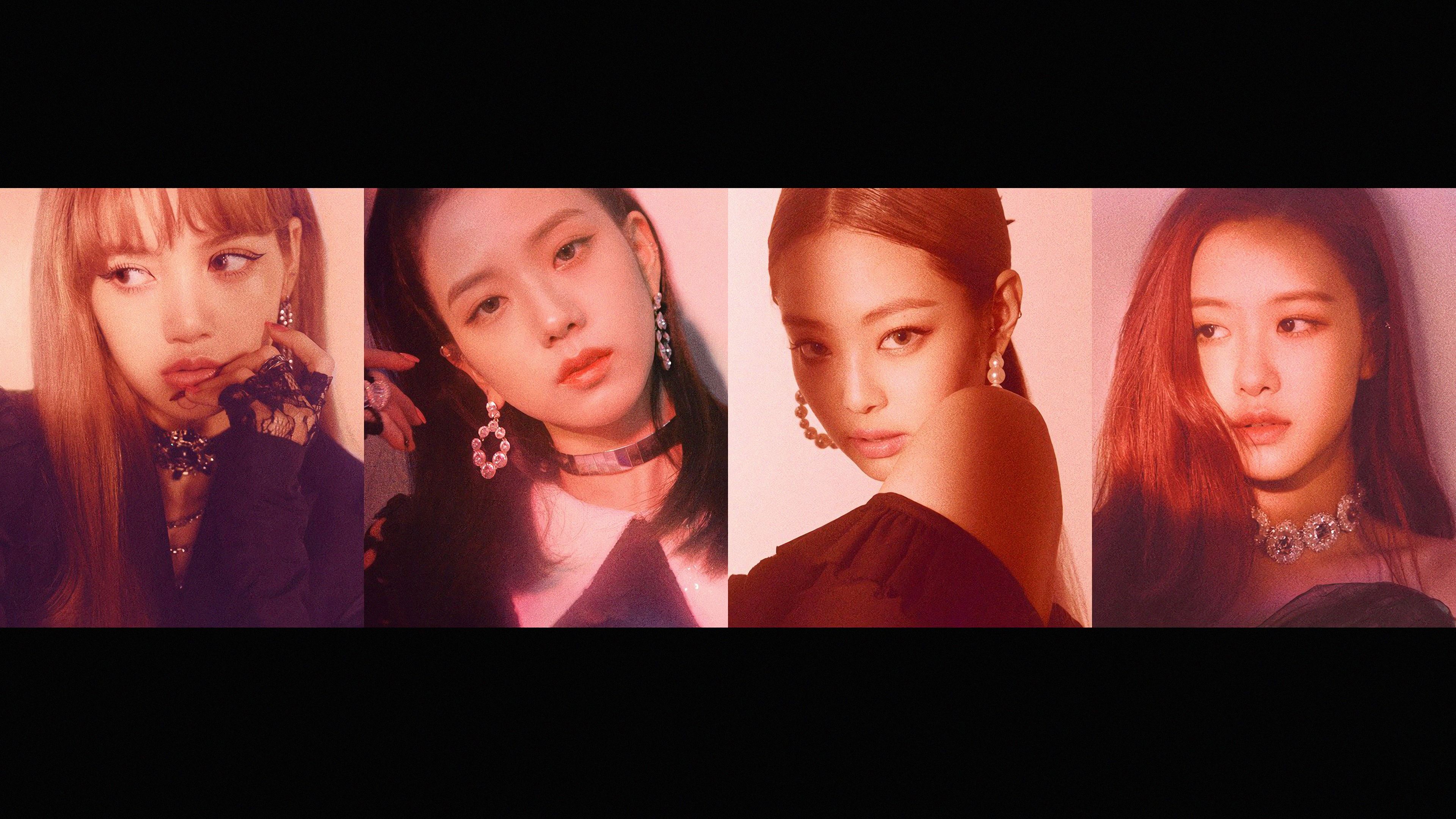 BLACKPINK, K Pop, Girl Group, Lisa, Lalisa Manoban, Jisoo, Kim Ji Soo, Jennie, Jennie Kim, Rose, Roseanne Park, Sq. Desktop Wallpaper Art, Blackpink, Wallpaper Pc