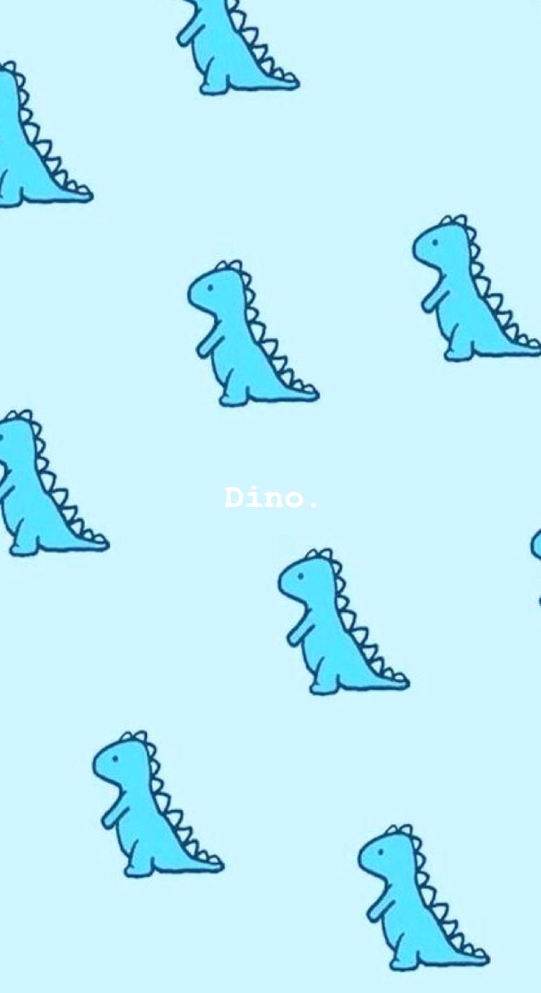 Kawaii Dinosaur Wallpapers Wallpaper Cave