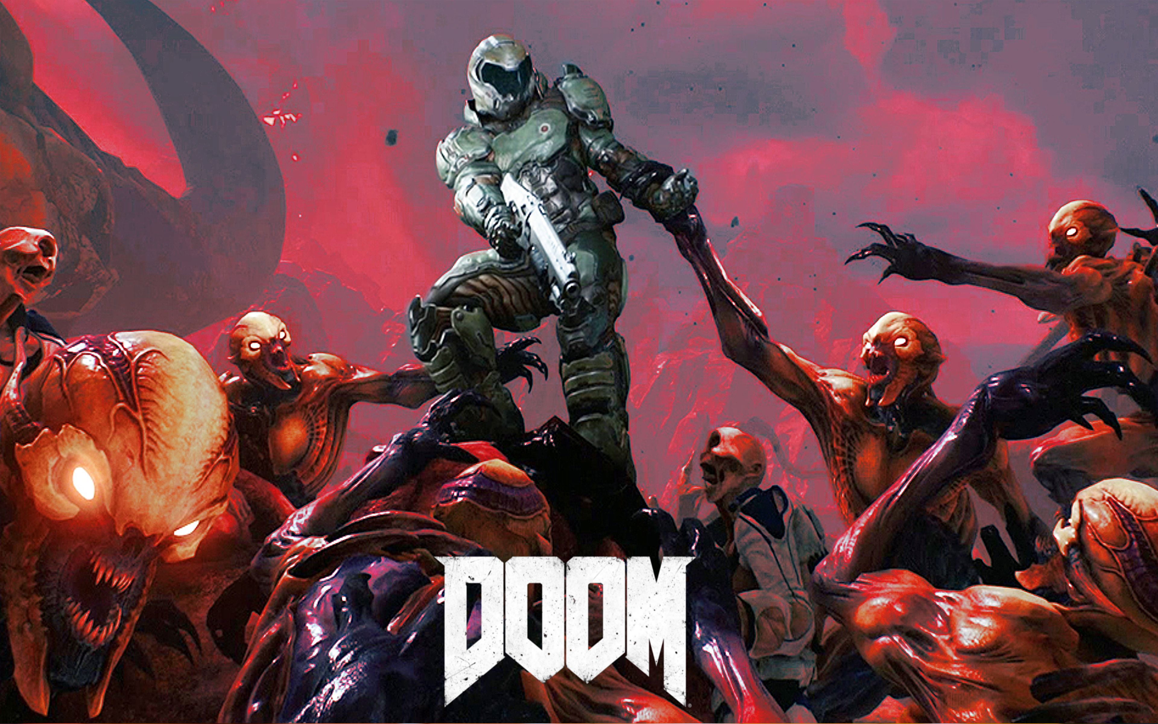 Doom 2016 wallpaper based on.ie