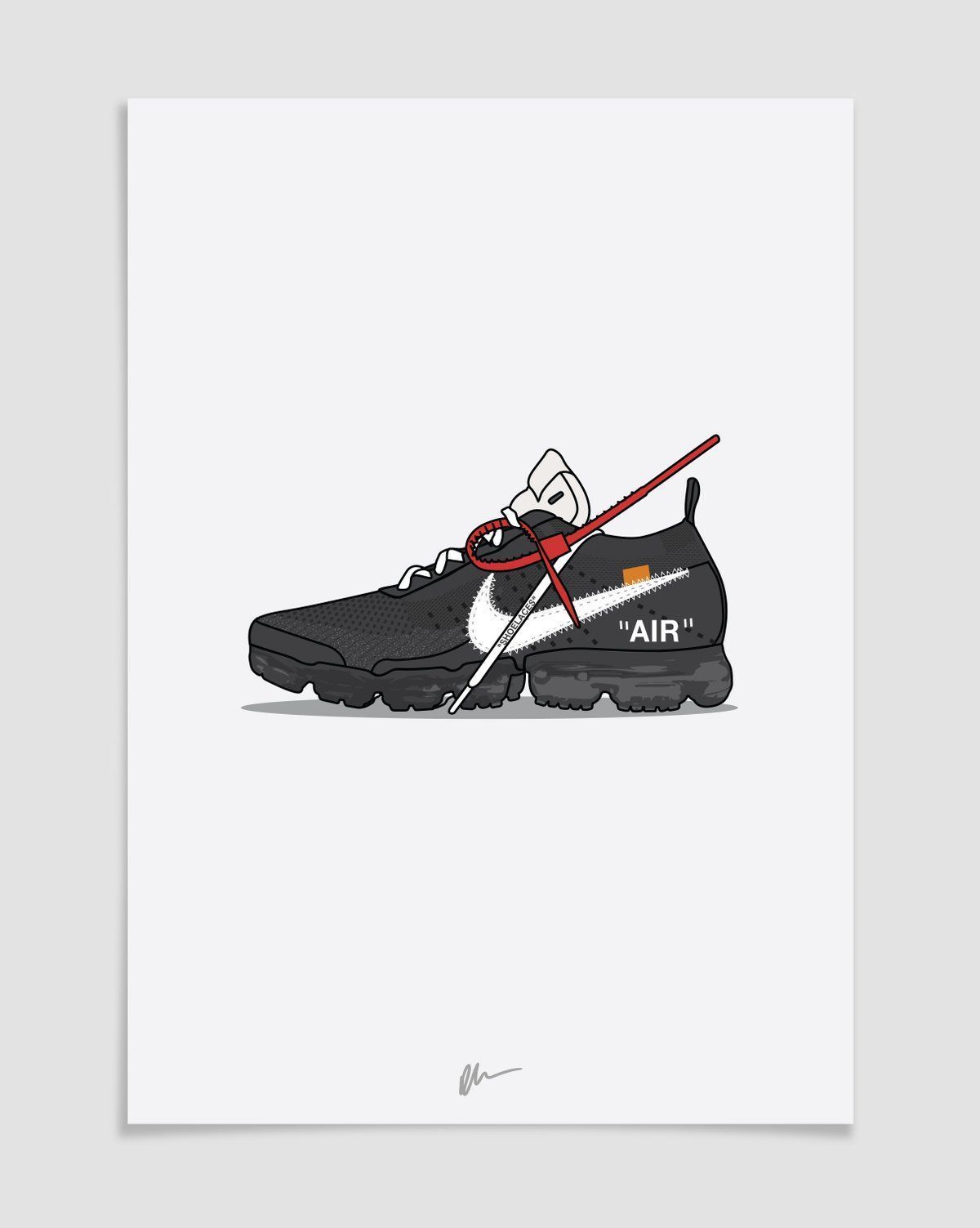 Shoes Off White Wallpaper