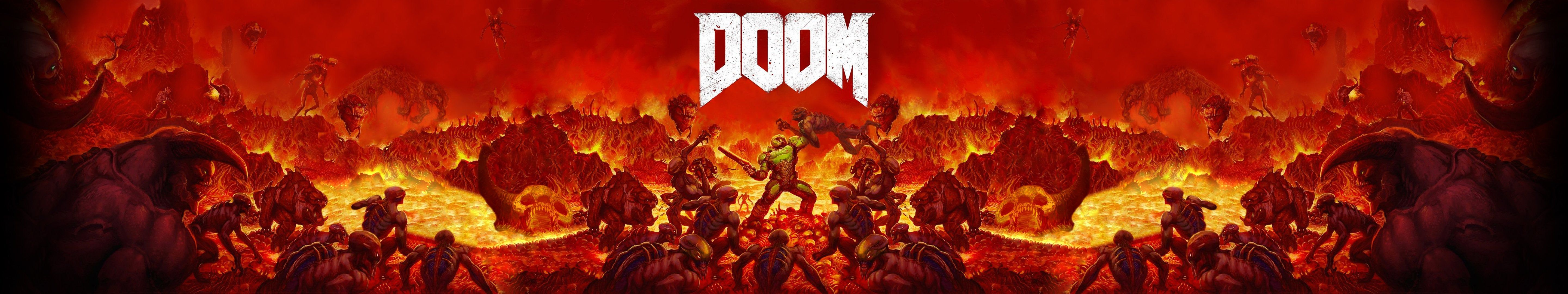 Doom Wallpaper 5760x1080 Using .reddit.com