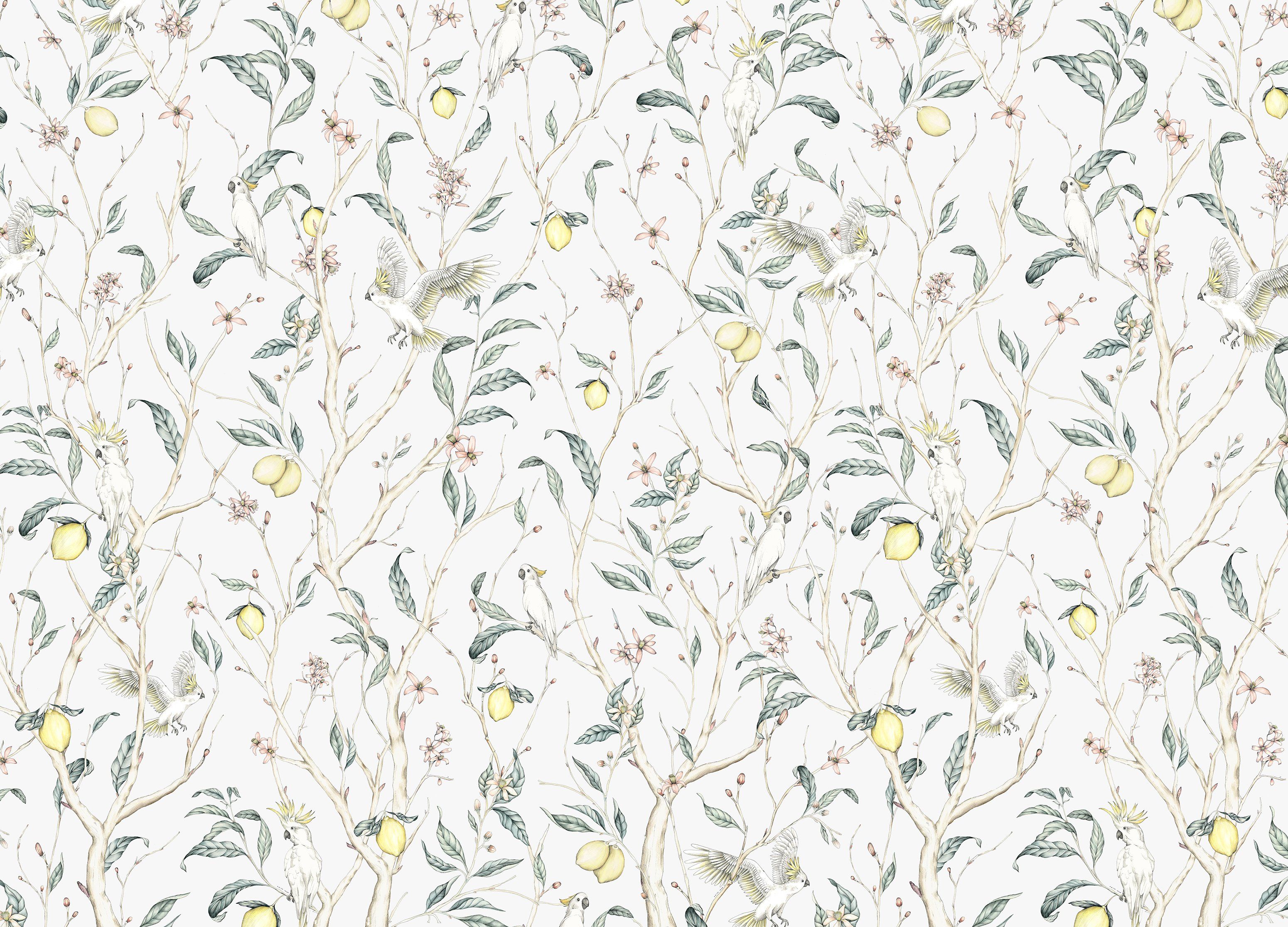 The Verbena Lemon Tree Wallpaper .anewall.com · In stock