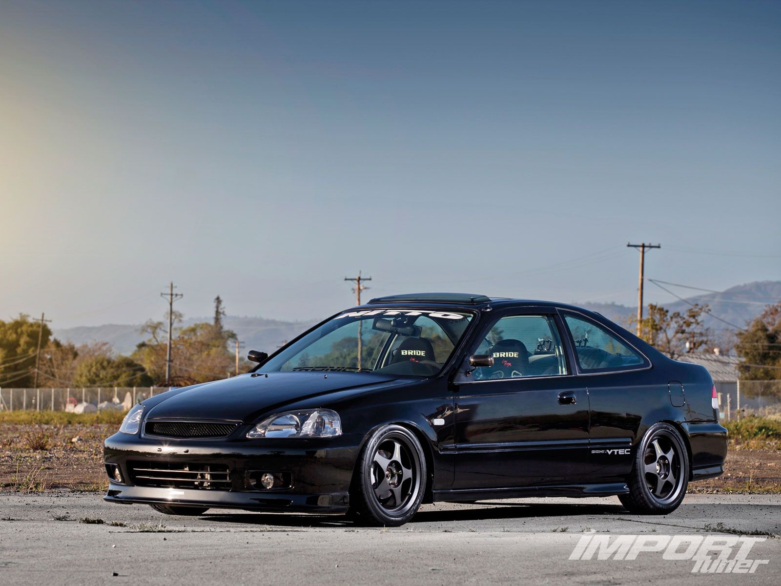 Honda Civic 2000 Modified Black