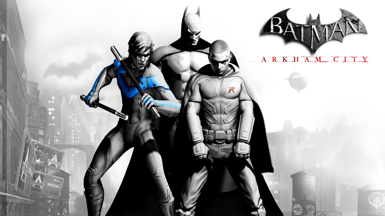batman arkham city robin and nightwing