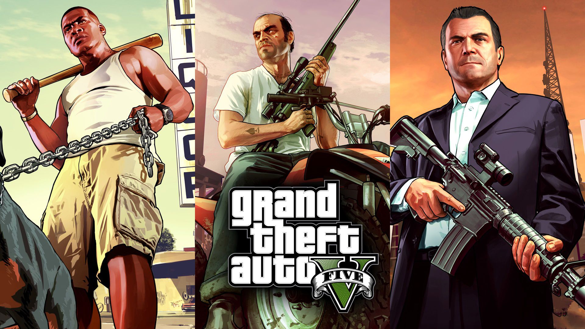 Grand Theft Auto V Characters Wallpaper .tanukinosippo.com